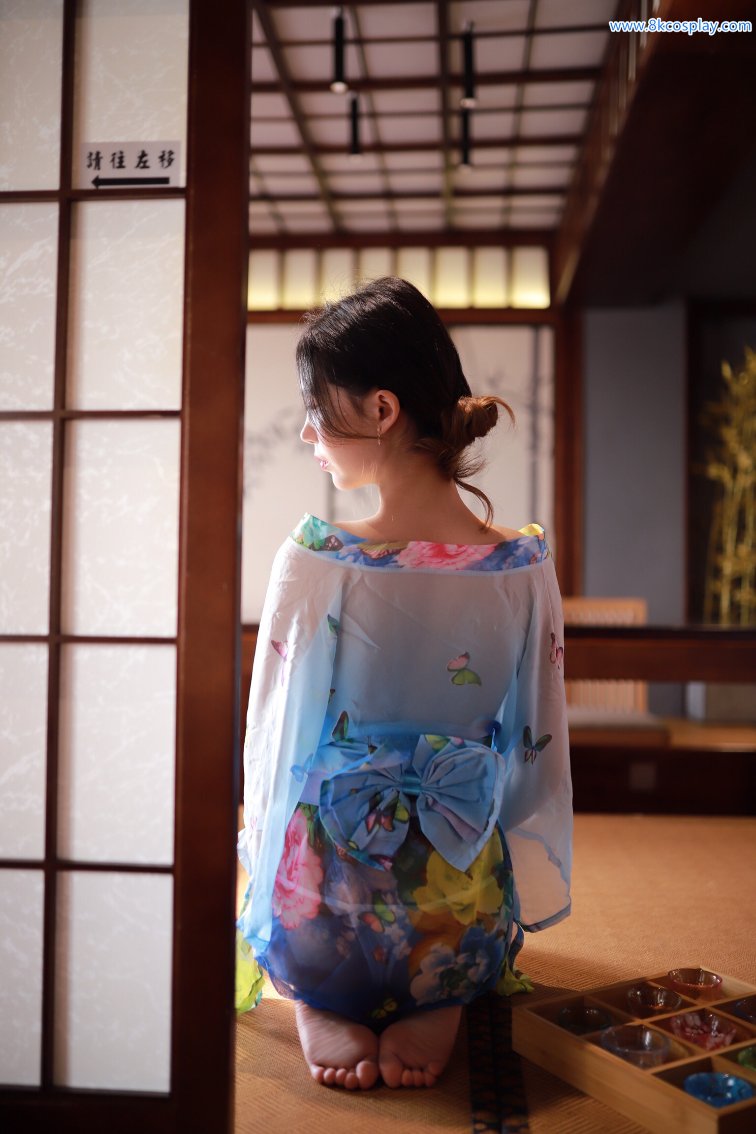 Dou Niang Lishi No.020 Water Blue kimono