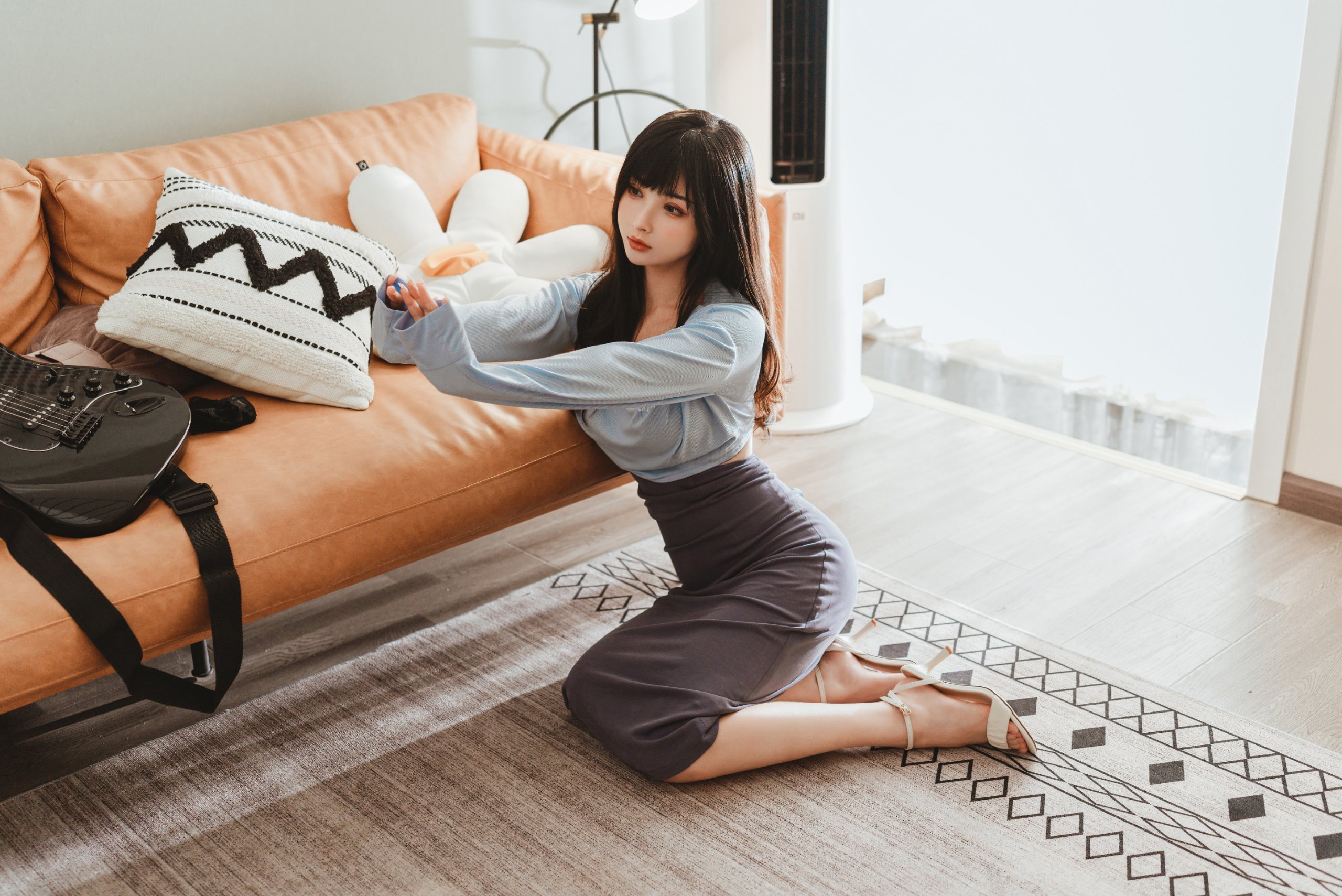 【Rioko Ryoko】 Guitar Sister Lace-Up