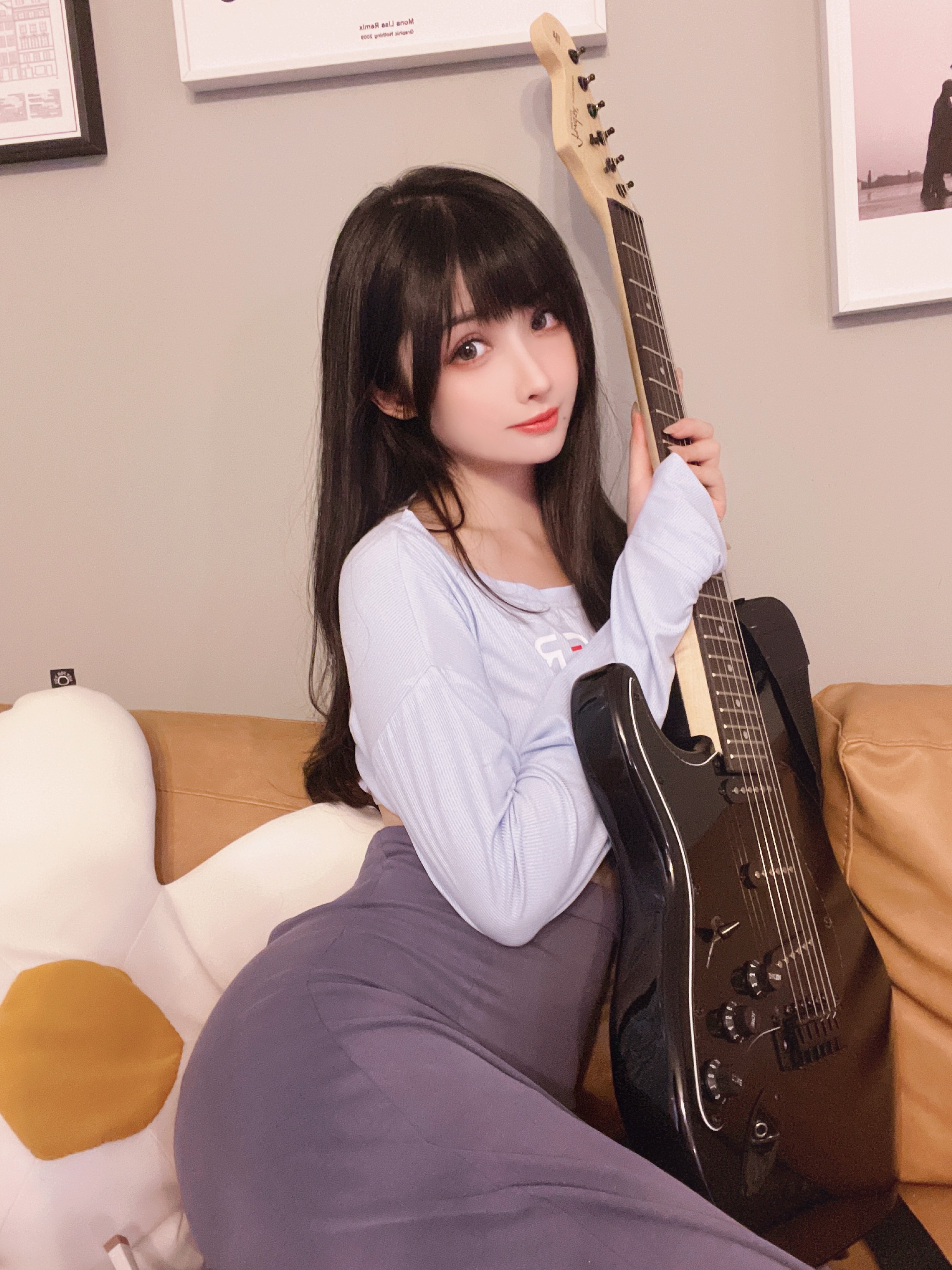 【Rioko Ryoko】 Guitar Sister Lace-Up