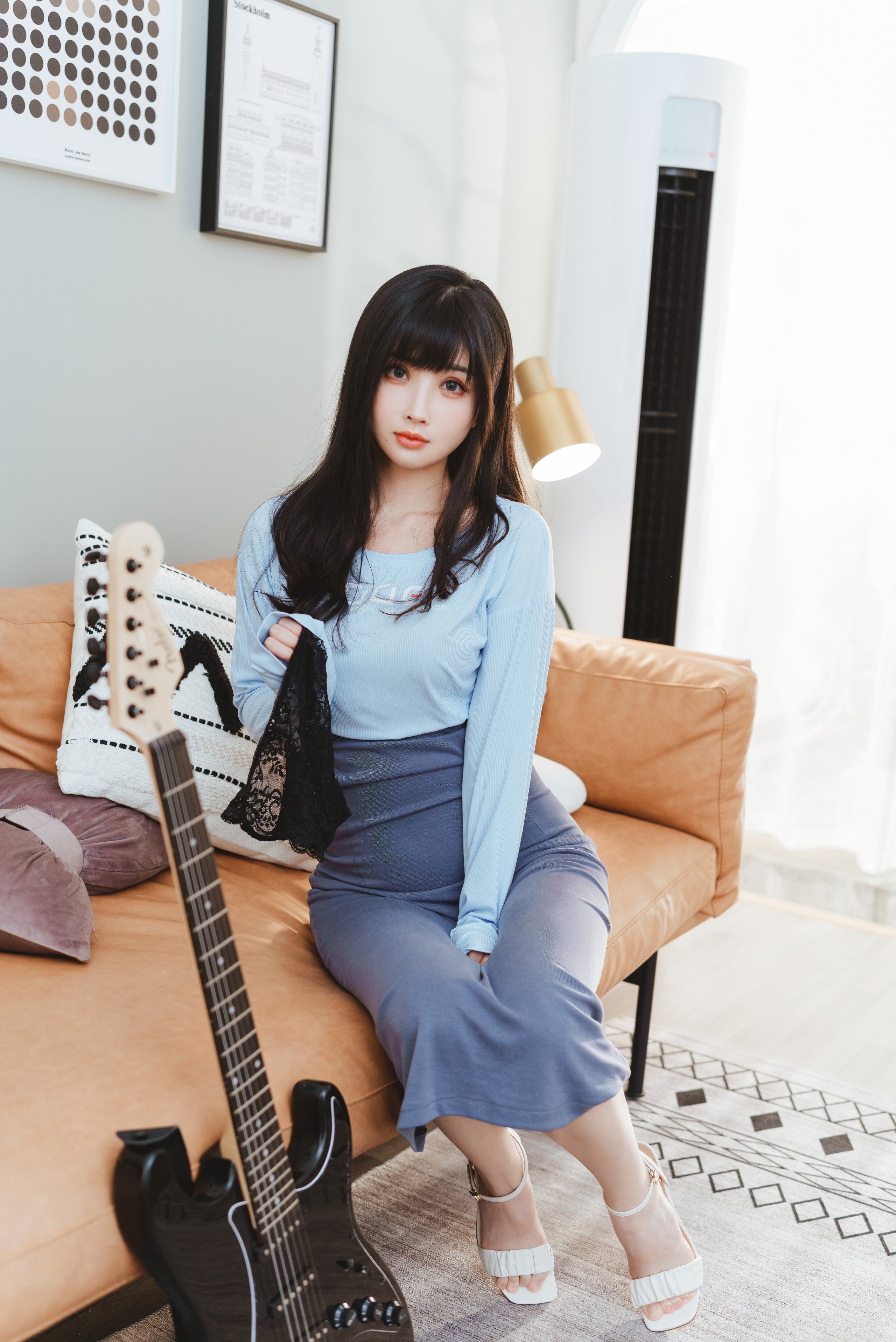 【Rioko Ryoko】 Guitar Sister Lace-Up