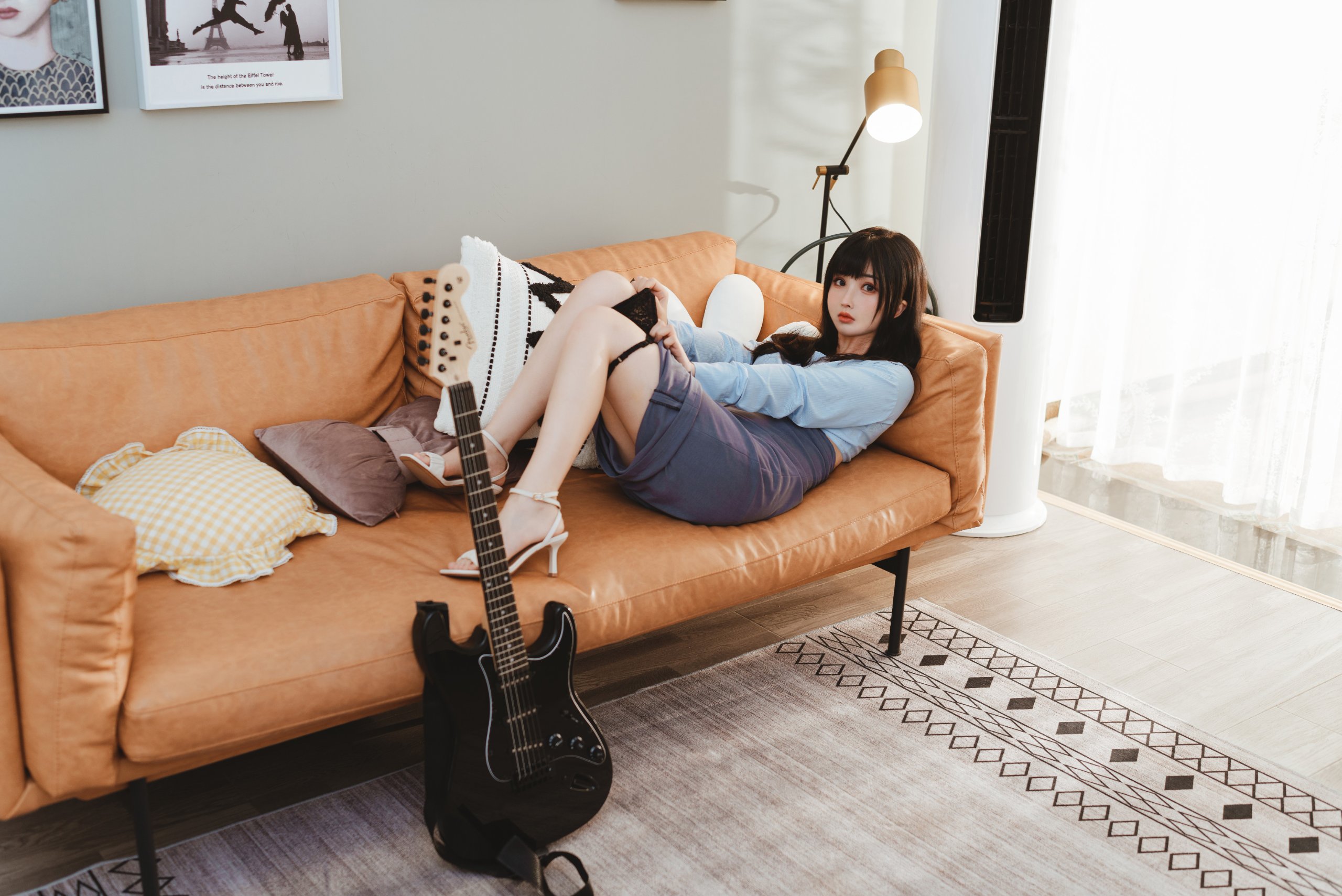 【Rioko Ryoko】 Guitar Sister Lace-Up