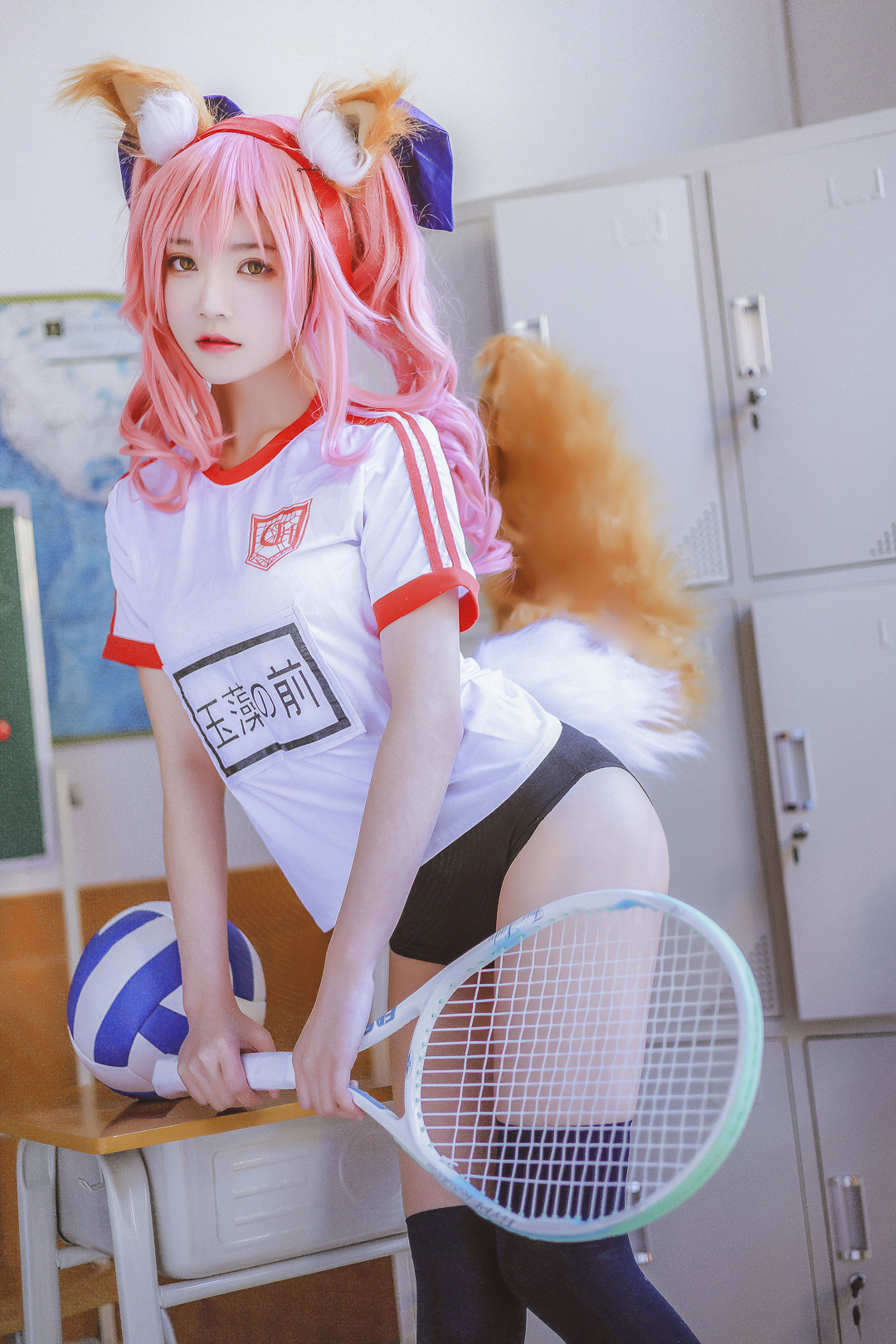 Sakura Mao: Bộ đồ thể dục dụng cụ Tamamomae