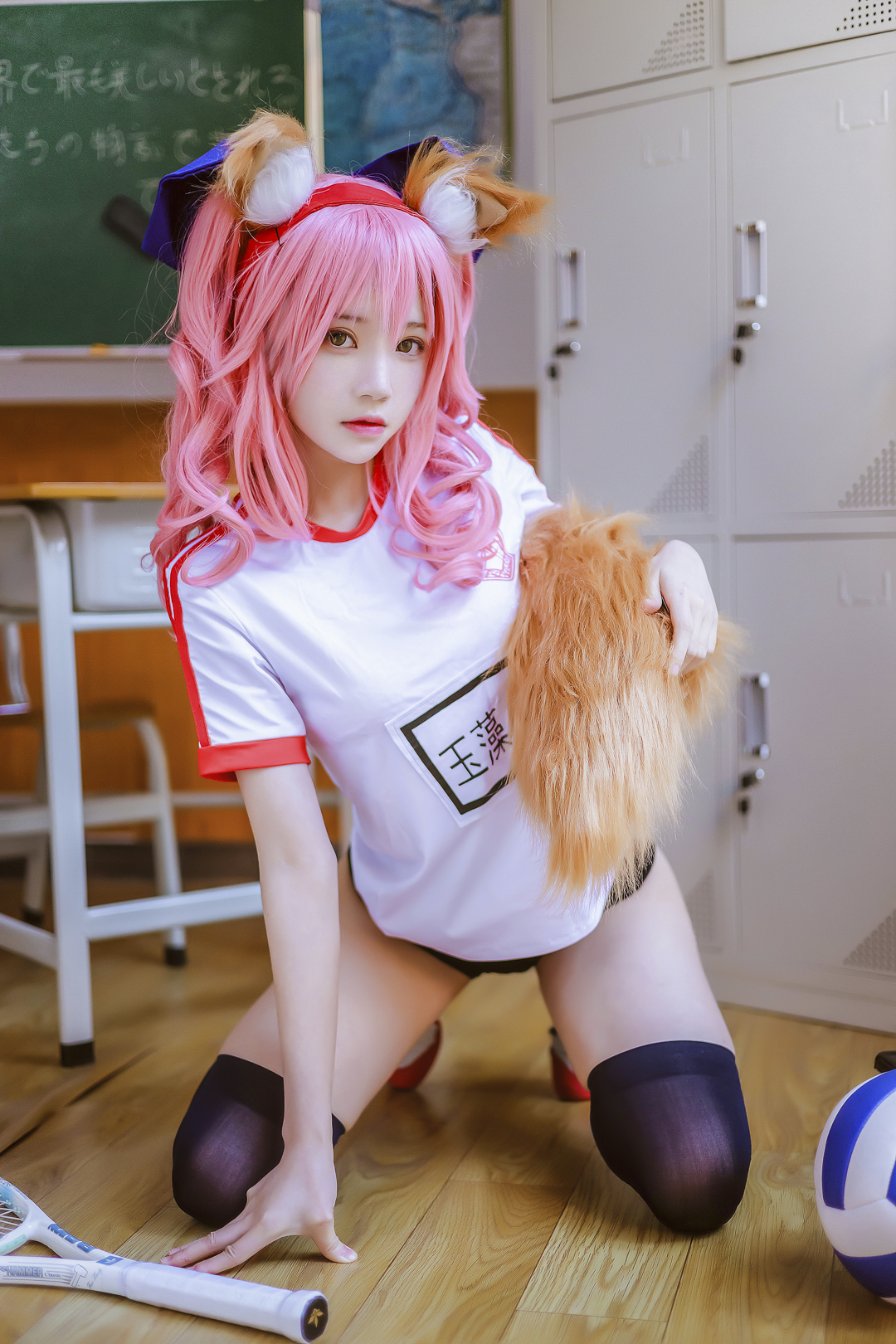 Sakura Mao: Bộ đồ thể dục dụng cụ Tamamomae