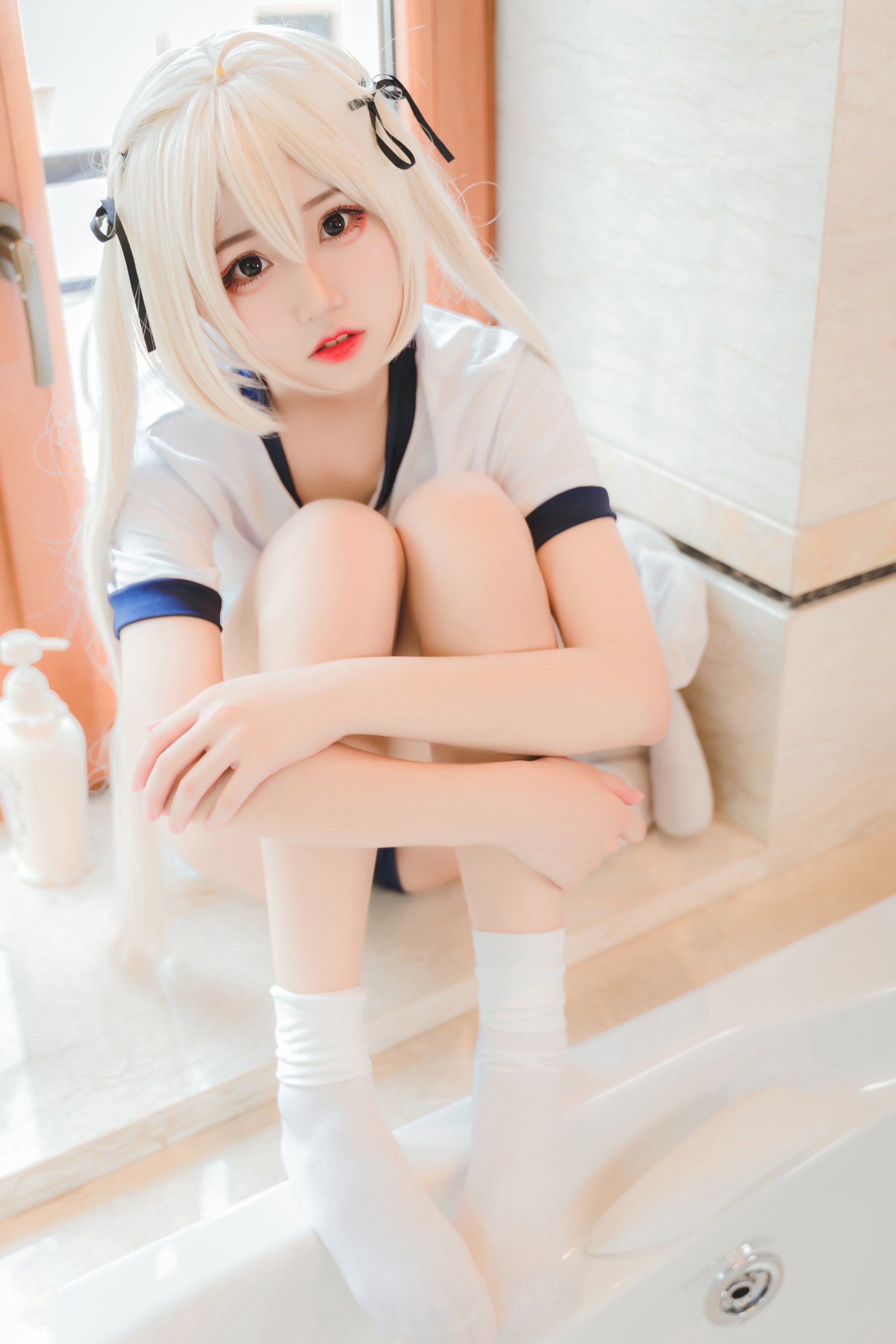 [Maojun_maojun] Cô gái quần áo thể dục dụng cụ