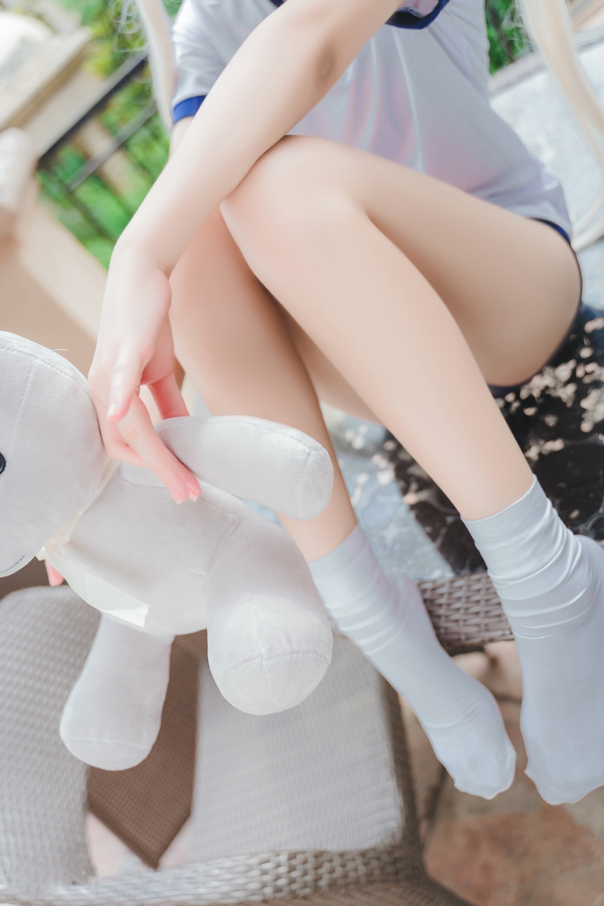 [Maojun_maojun] Cô gái quần áo thể dục dụng cụ