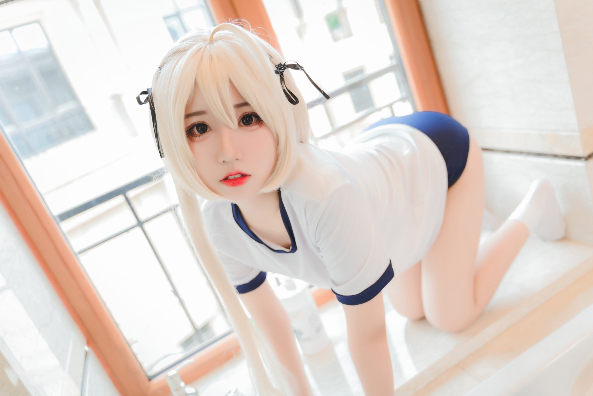 [Maojun_maojun] Cô gái quần áo thể dục dụng cụ