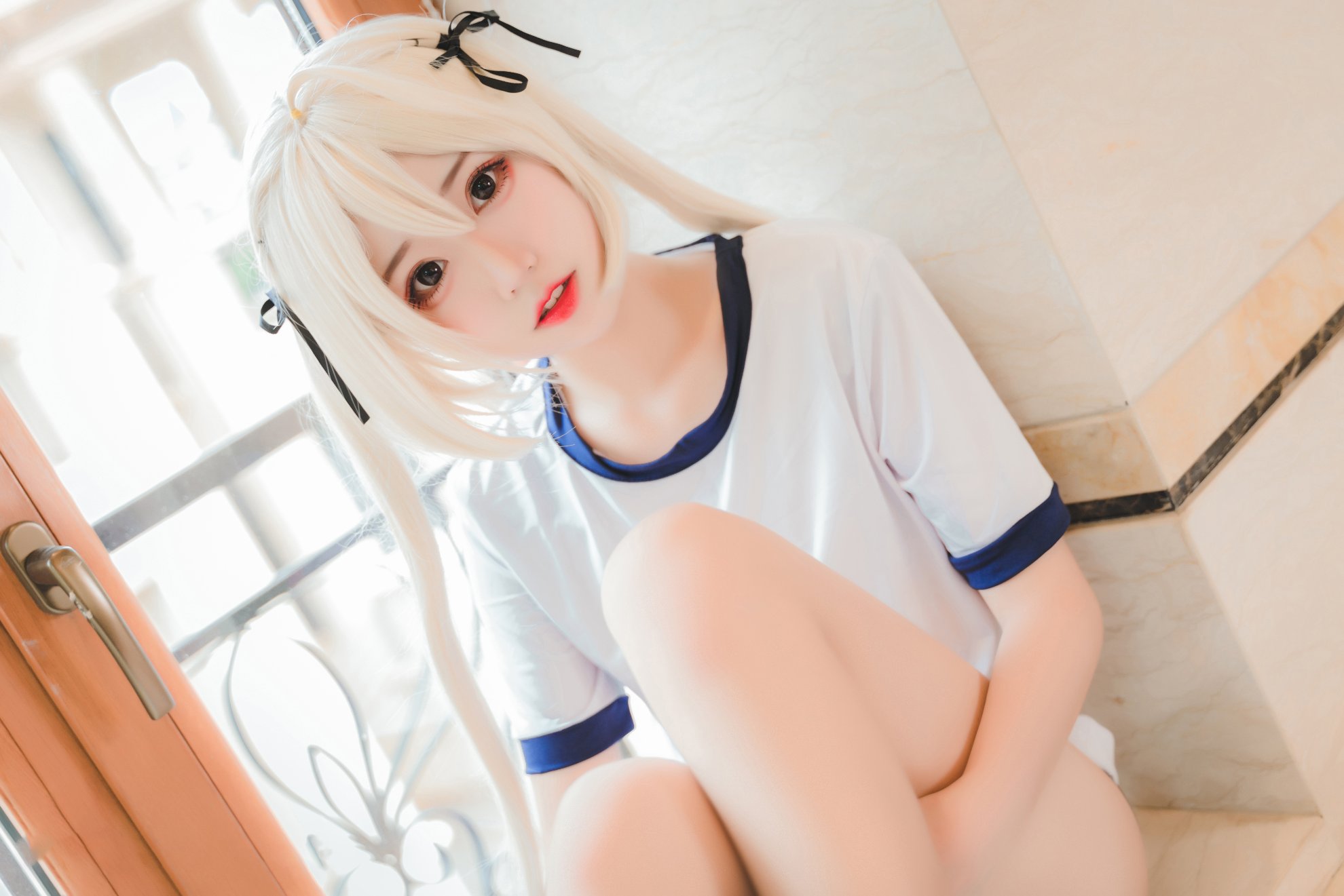 [Maojun_maojun] Cô gái quần áo thể dục dụng cụ