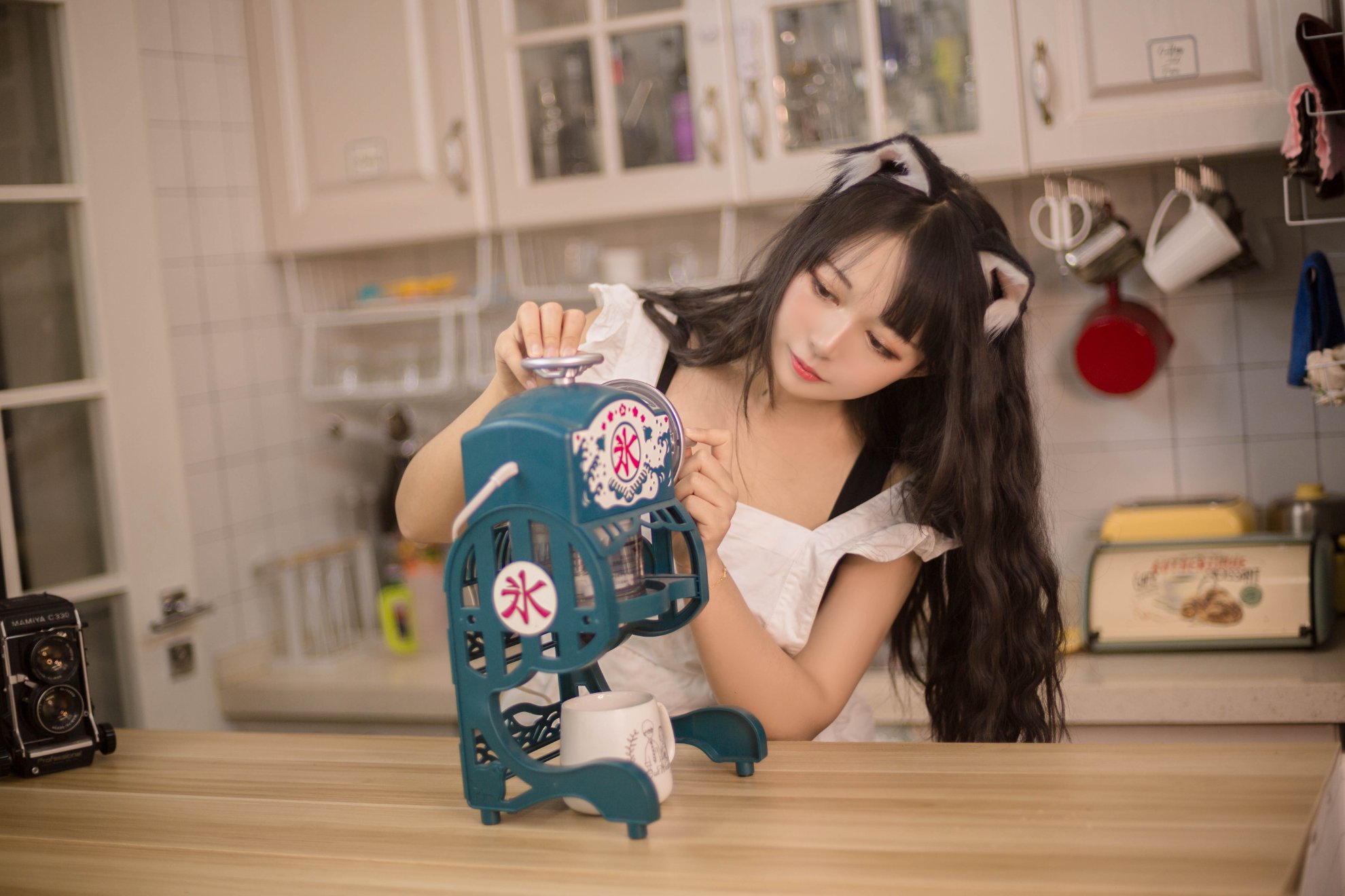 Black Cat Ovo - Cat Maid