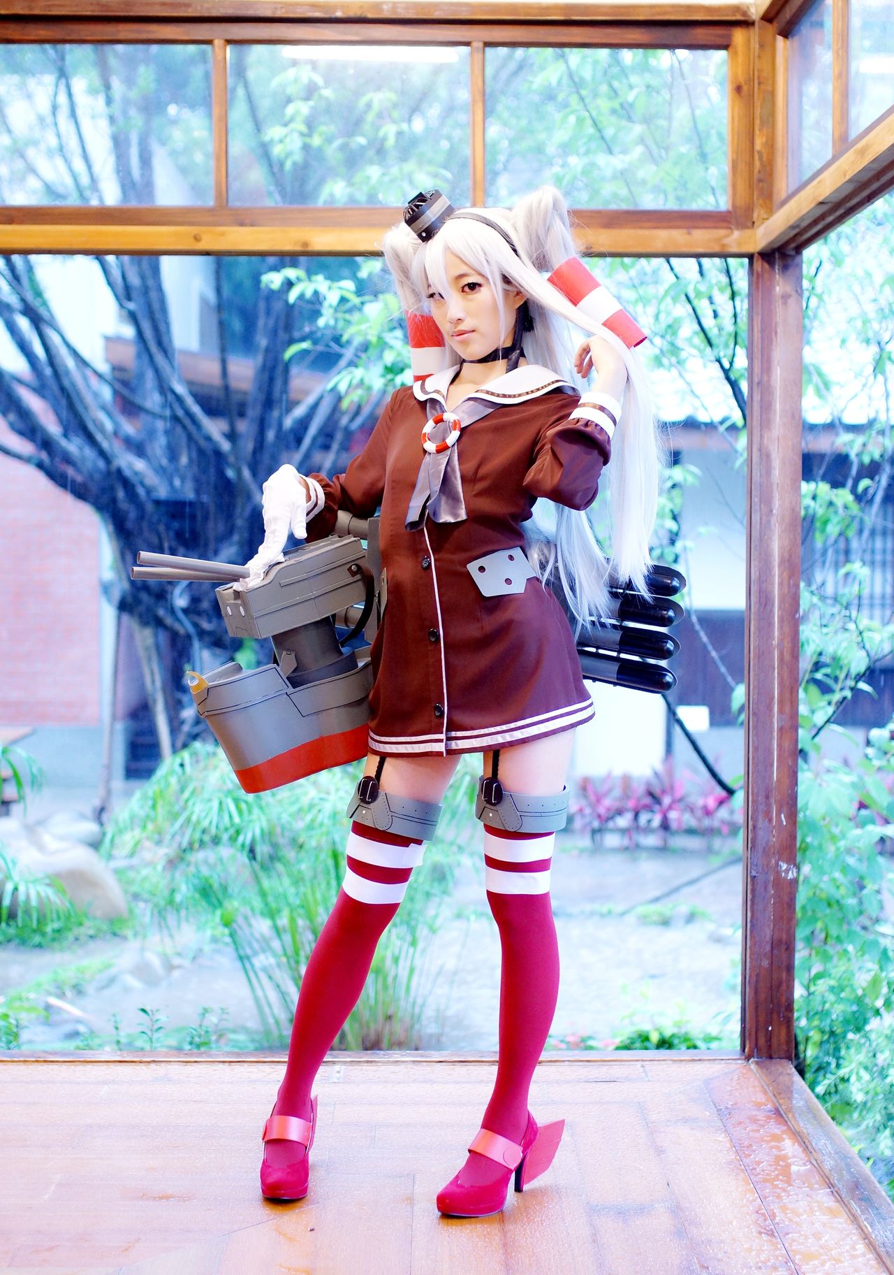 [Lingxia] Cosplay Amatsukaze (Bộ sưu tập Songi -Kancolle-) 天津 Anda
