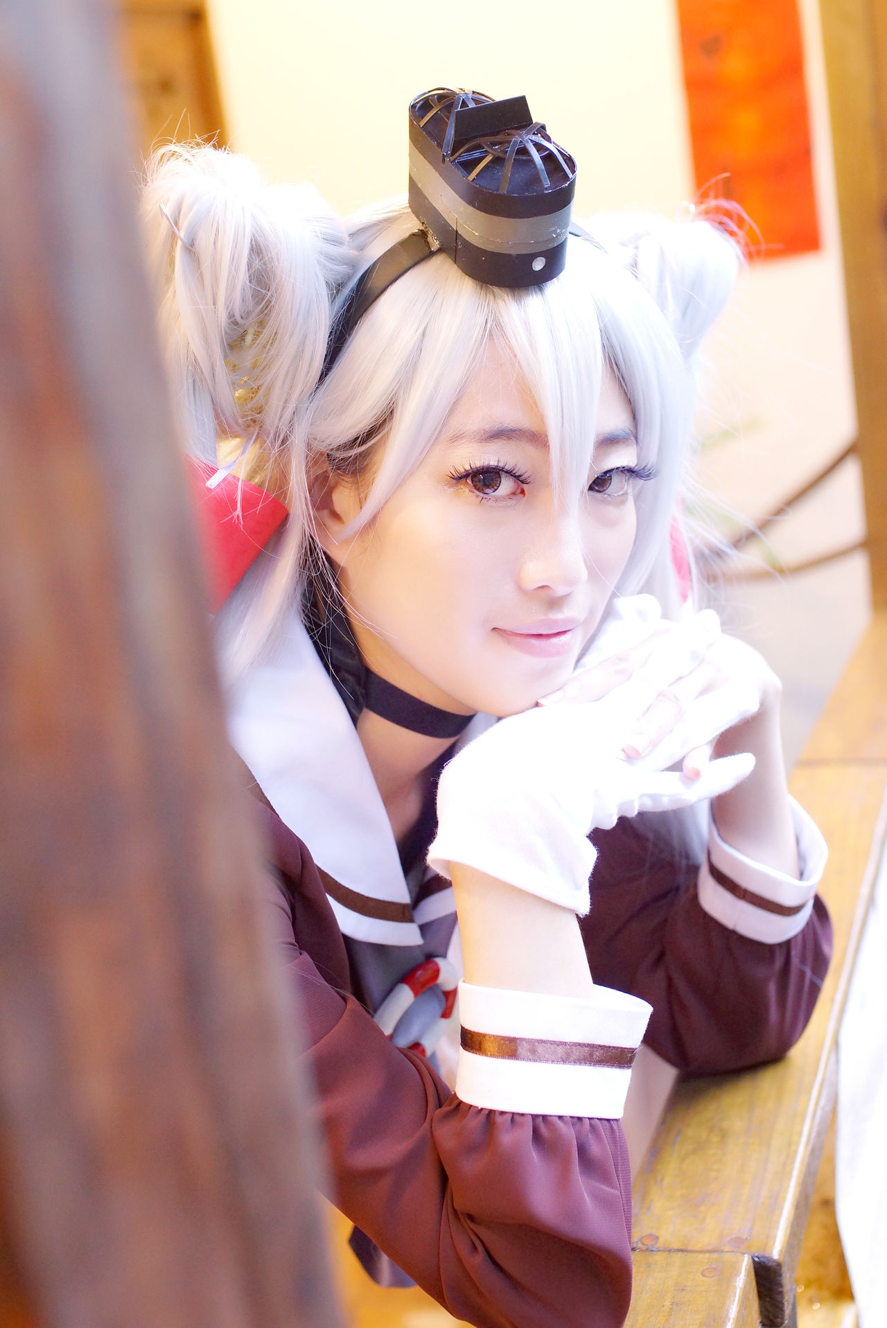 [Lingxia] Cosplay Amatsukaze (Bộ sưu tập Songi -Kancolle-) 天津 Anda