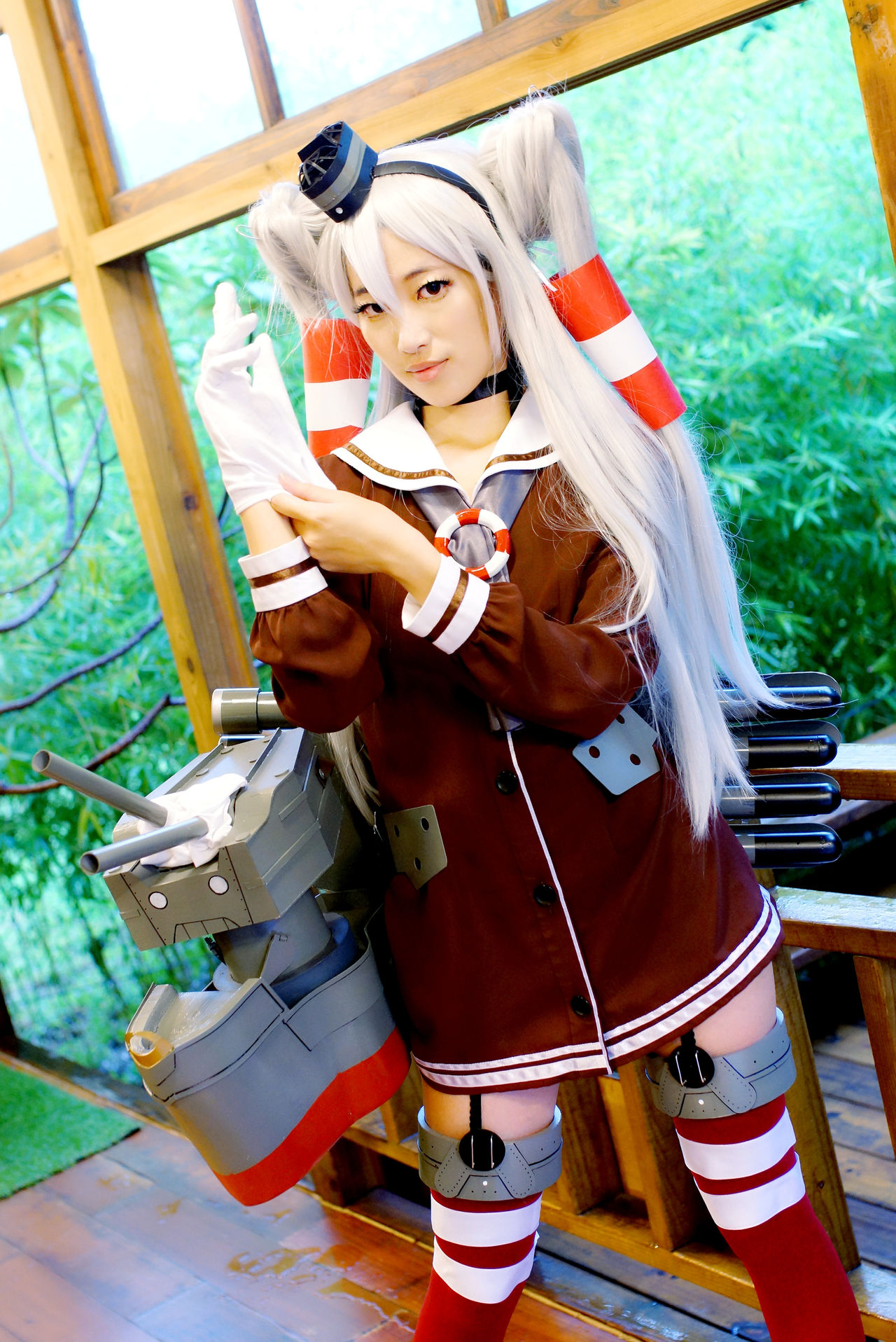 [Lingxia] Cosplay Amatsukaze (Bộ sưu tập Songi -Kancolle-) 天津 Anda