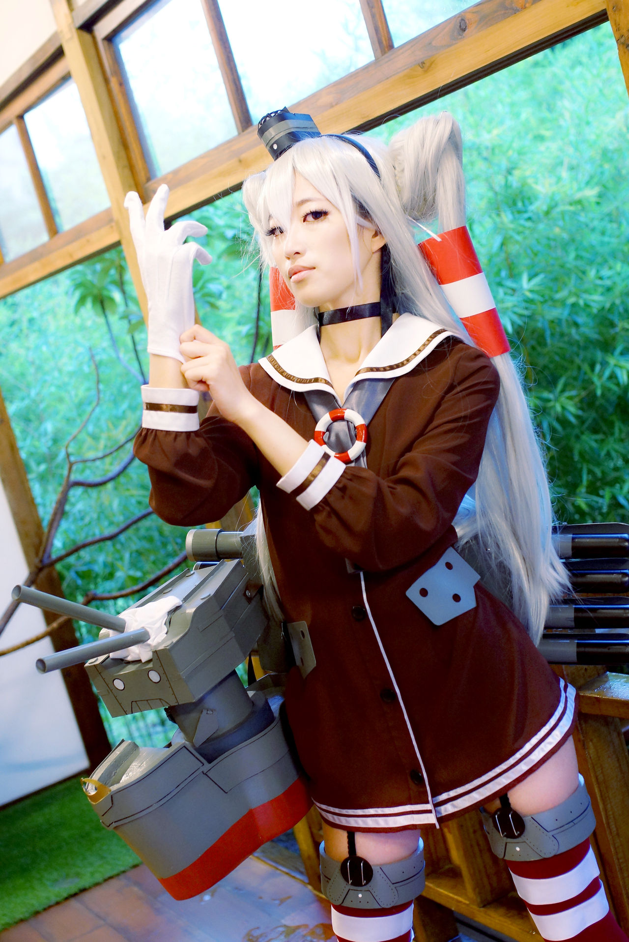 [Lingxia] Cosplay Amatsukaze (Bộ sưu tập Songi -Kancolle-) 天津 Anda