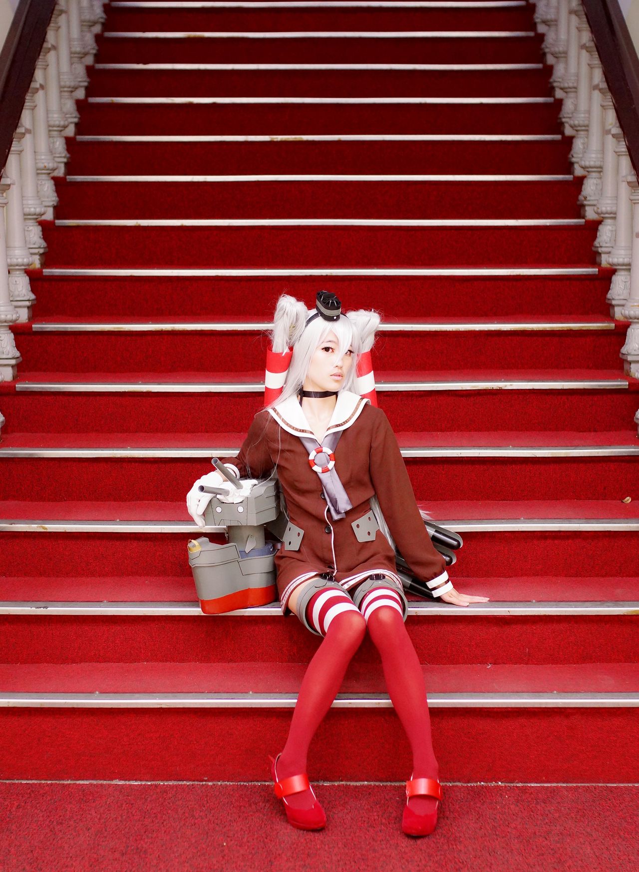 [Lingxia] Cosplay Amatsukaze (Bộ sưu tập Songi -Kancolle-) 天津 Anda