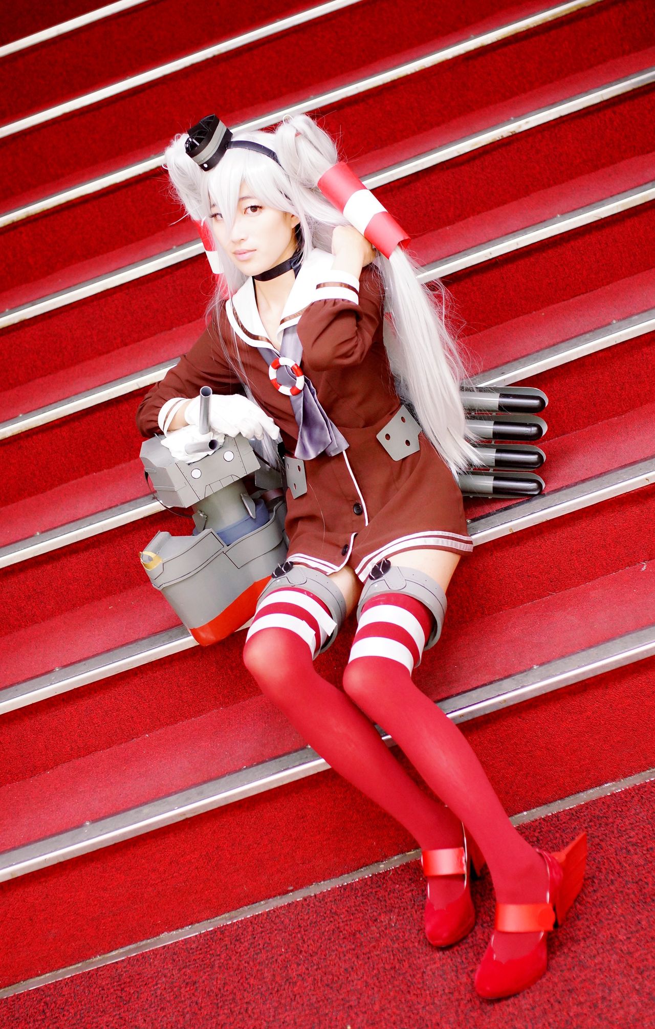 [Lingxia] Cosplay Amatsukaze (Bộ sưu tập Songi -Kancolle-) 天津 Anda