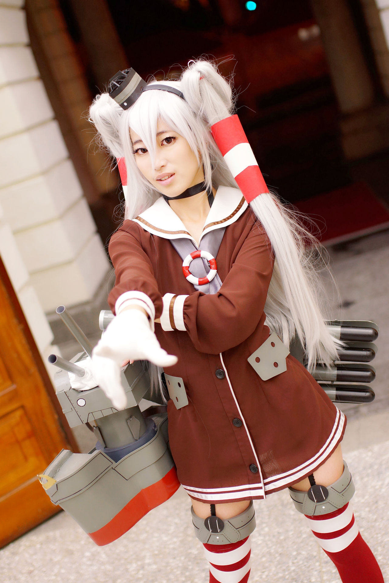 [Lingxia] Cosplay Amatsukaze (Bộ sưu tập Songi -Kancolle-) 天津 Anda