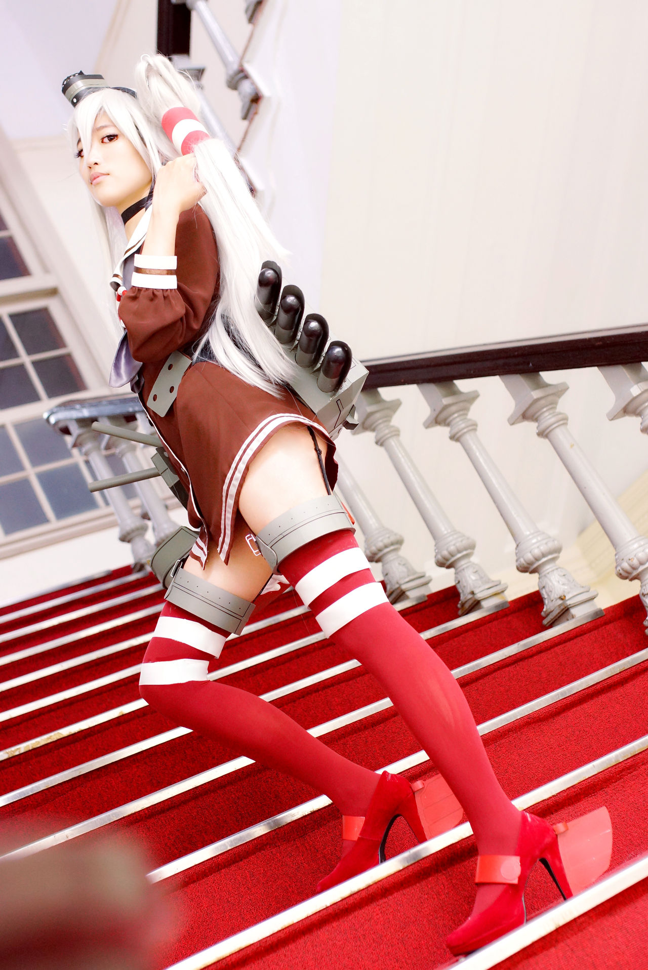[Lingxia] Cosplay Amatsukaze (Bộ sưu tập Songi -Kancolle-) 天津 Anda
