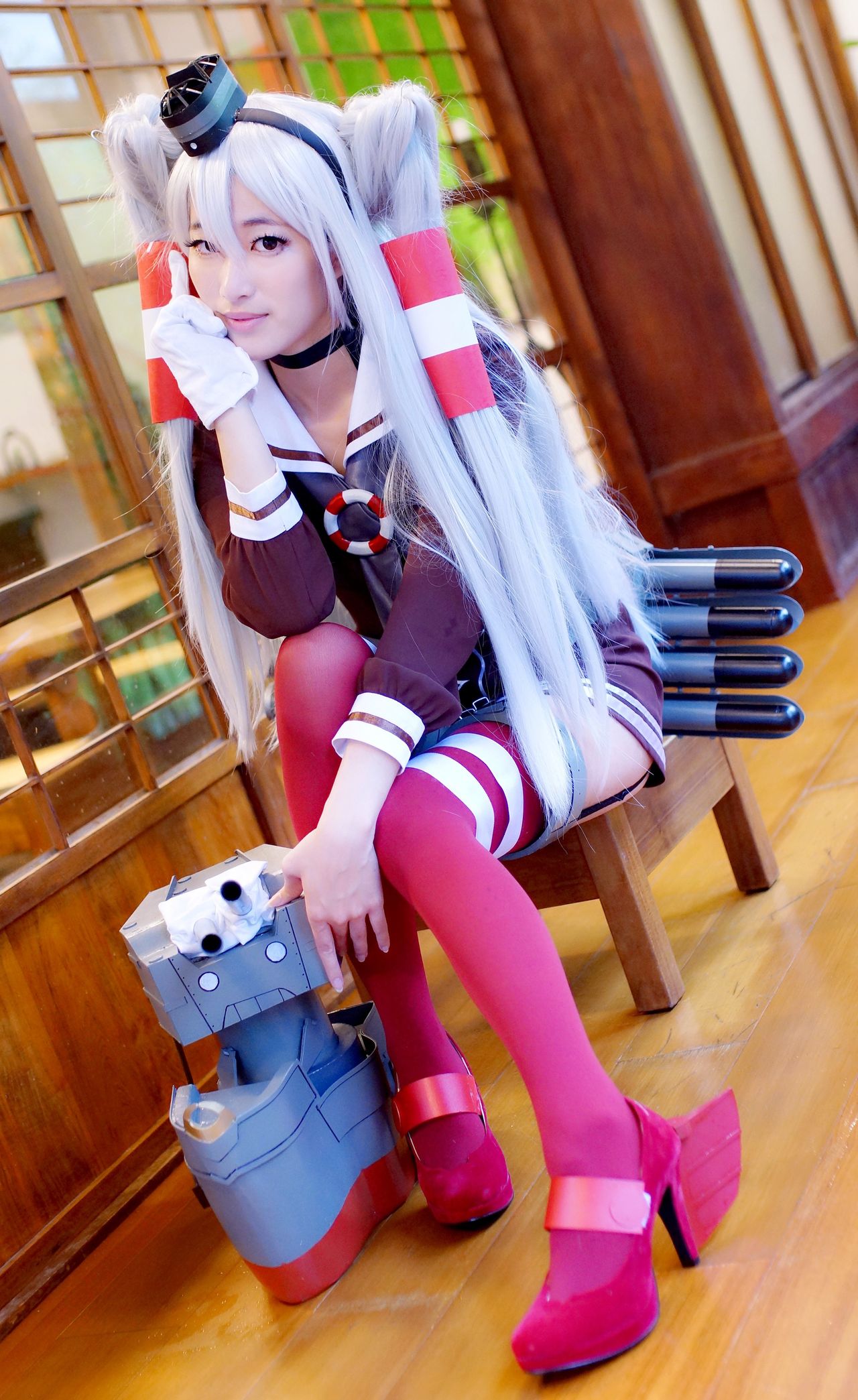 [Lingxia] Cosplay Amatsukaze (Bộ sưu tập Songi -Kancolle-) 天津 Anda