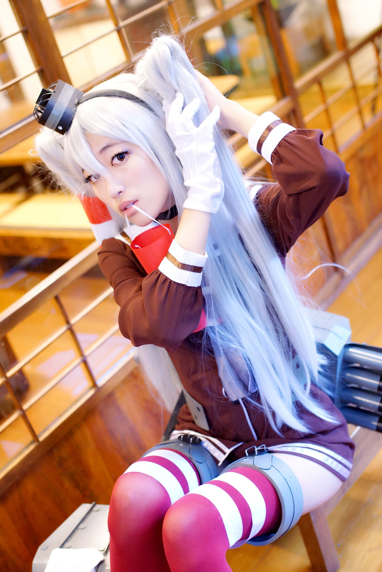 [Lingxia] Cosplay Amatsukaze (Bộ sưu tập Songi -Kancolle-) 天津 Anda
