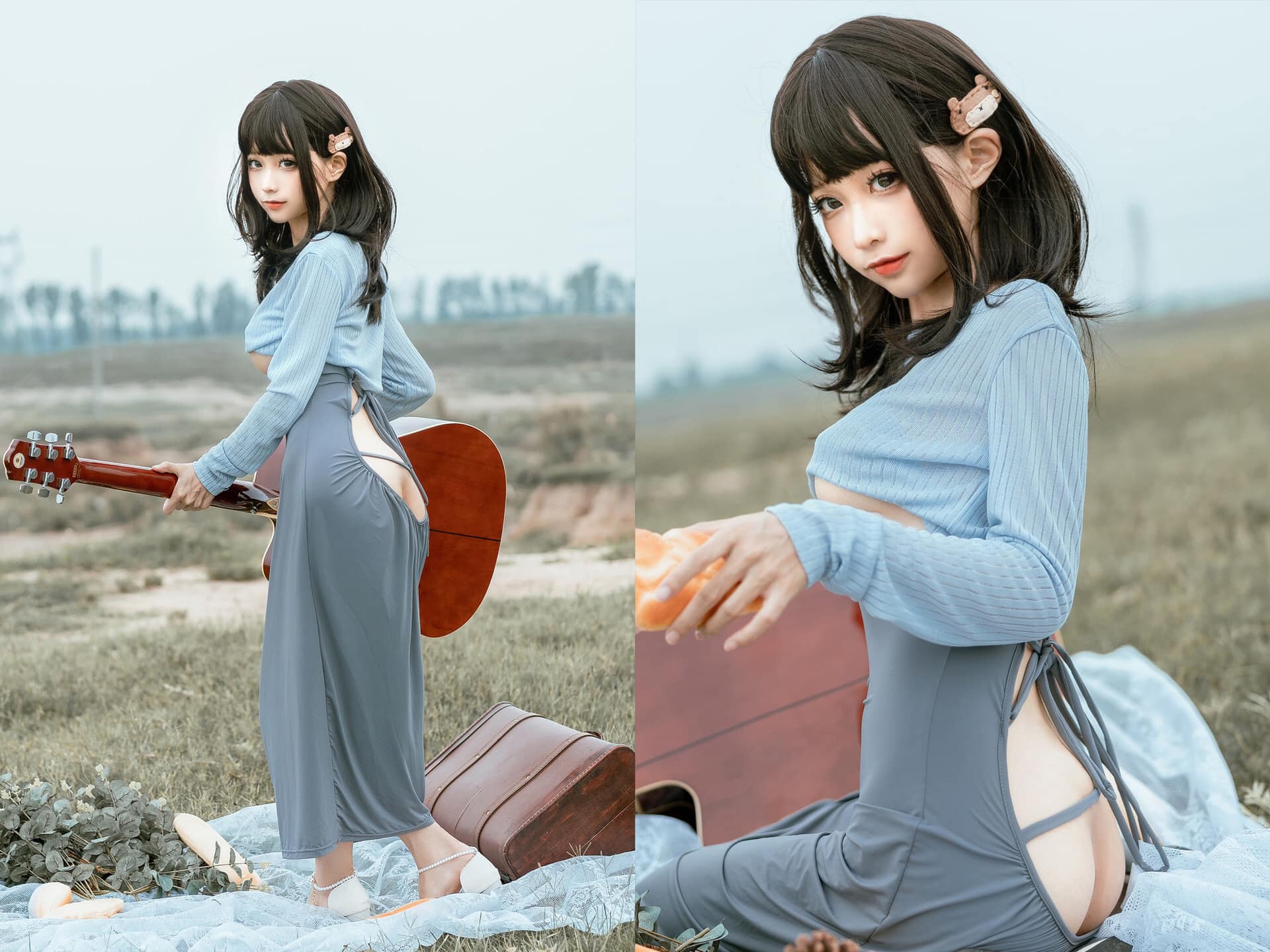 Chị gái-guitar ngu ngốc