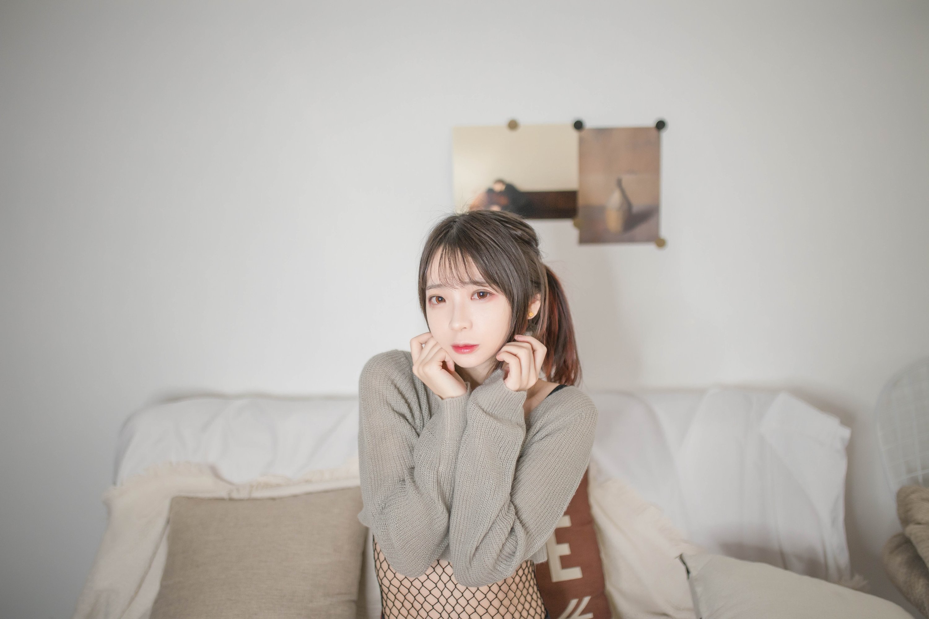 [Crazy Cats] Áo len nửa ngực [25p]