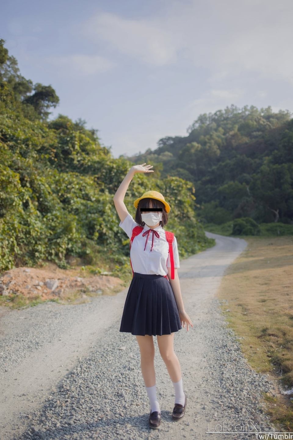 Yuho Haruka - Hiển thị âm hộ của cô ấy