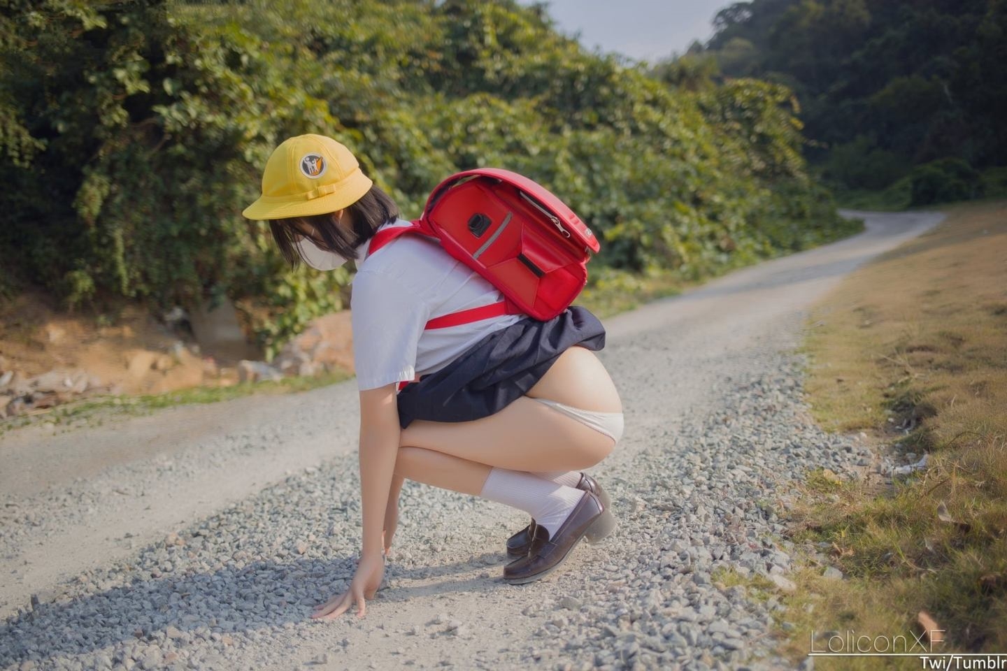 Yuho Haruka - Hiển thị âm hộ của cô ấy