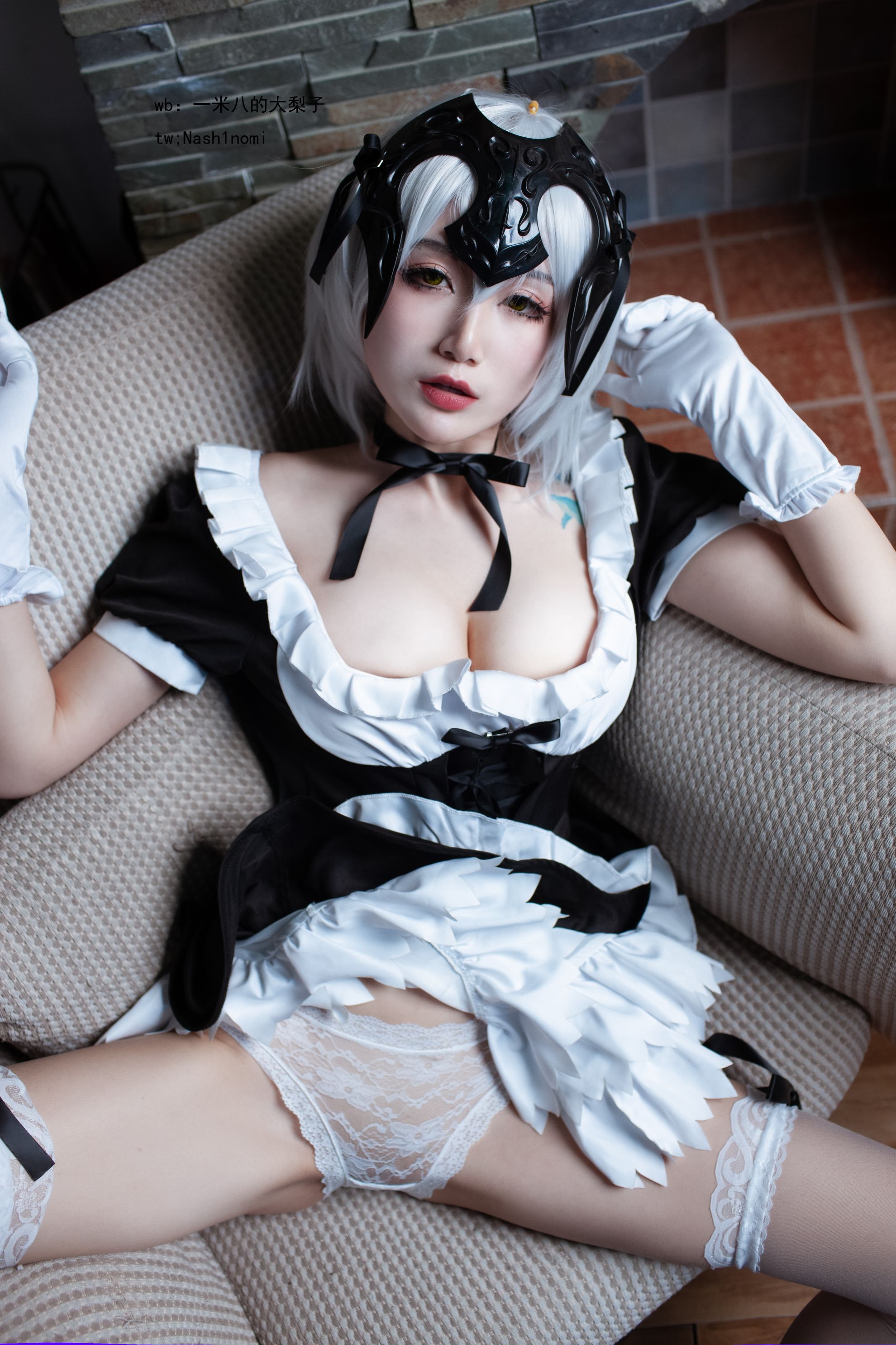[1,8 mét Pear] Black Virgin Maid