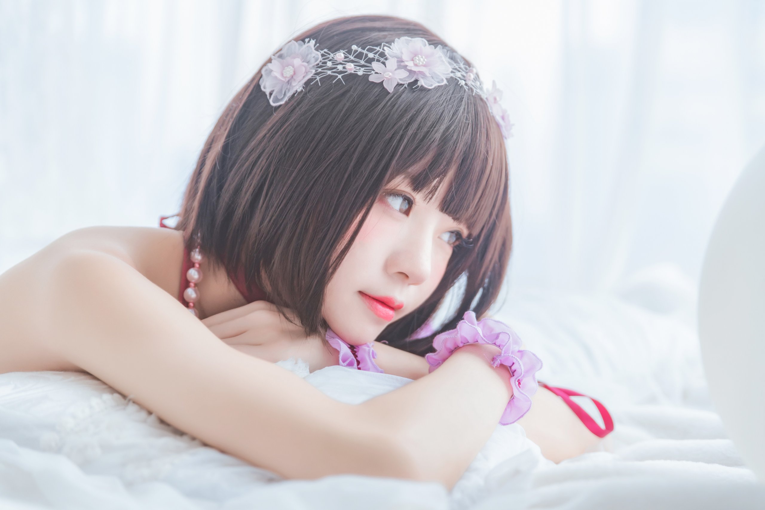 Sakura Meow - váy ngủ màu tím kato ei