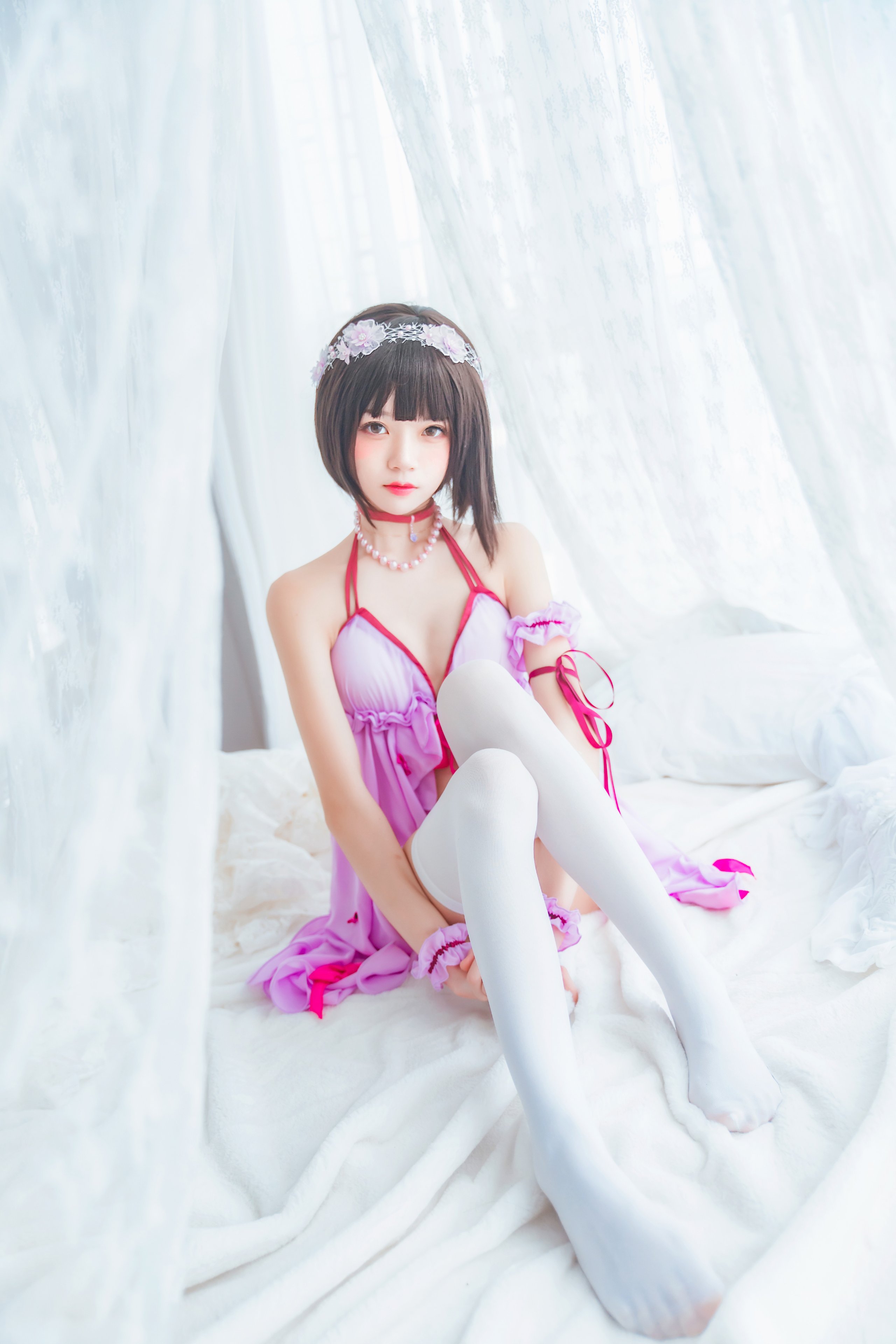 Sakura Meow - váy ngủ màu tím kato ei