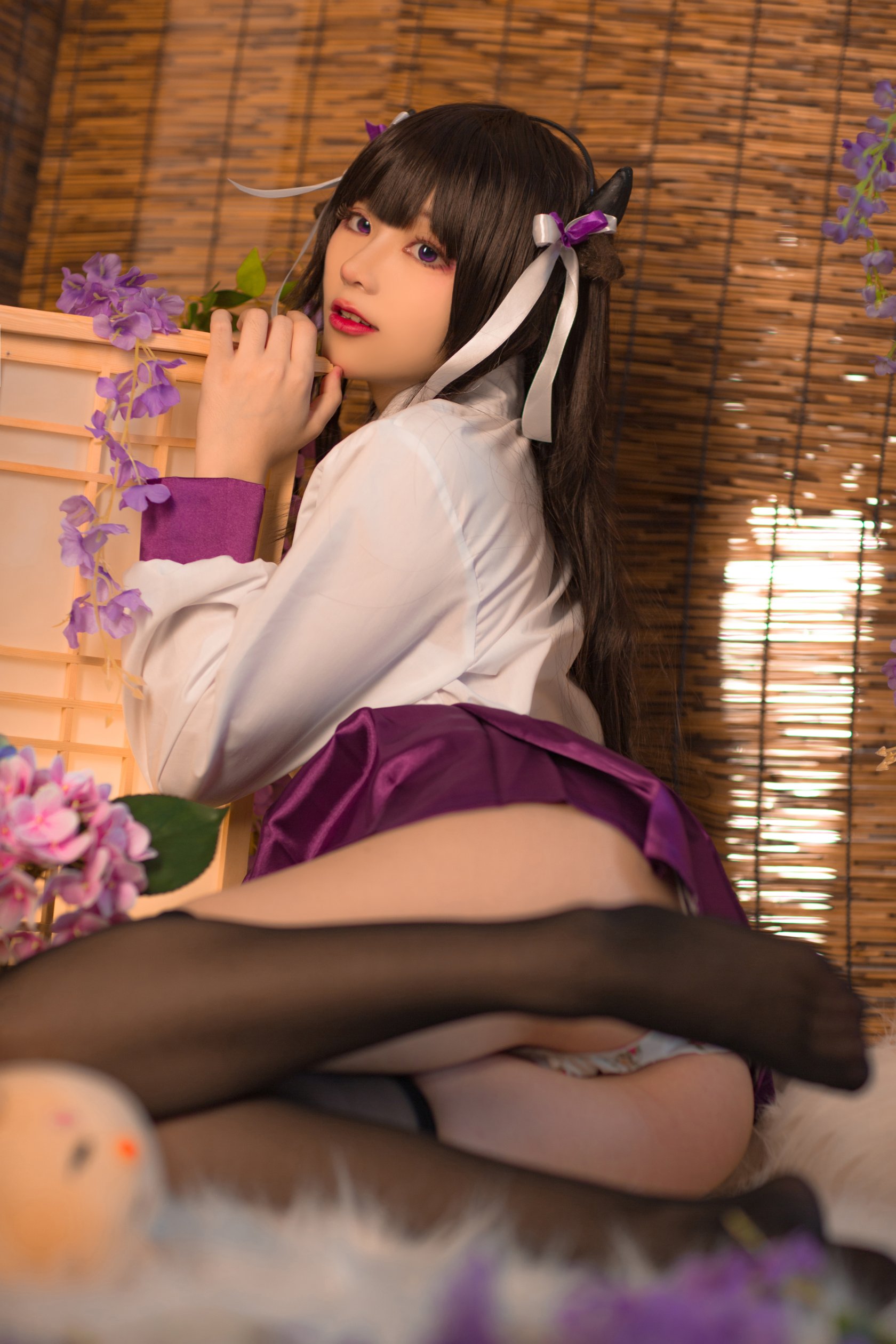[Star: Chi Chi] Hoa và Cheongsam Purple