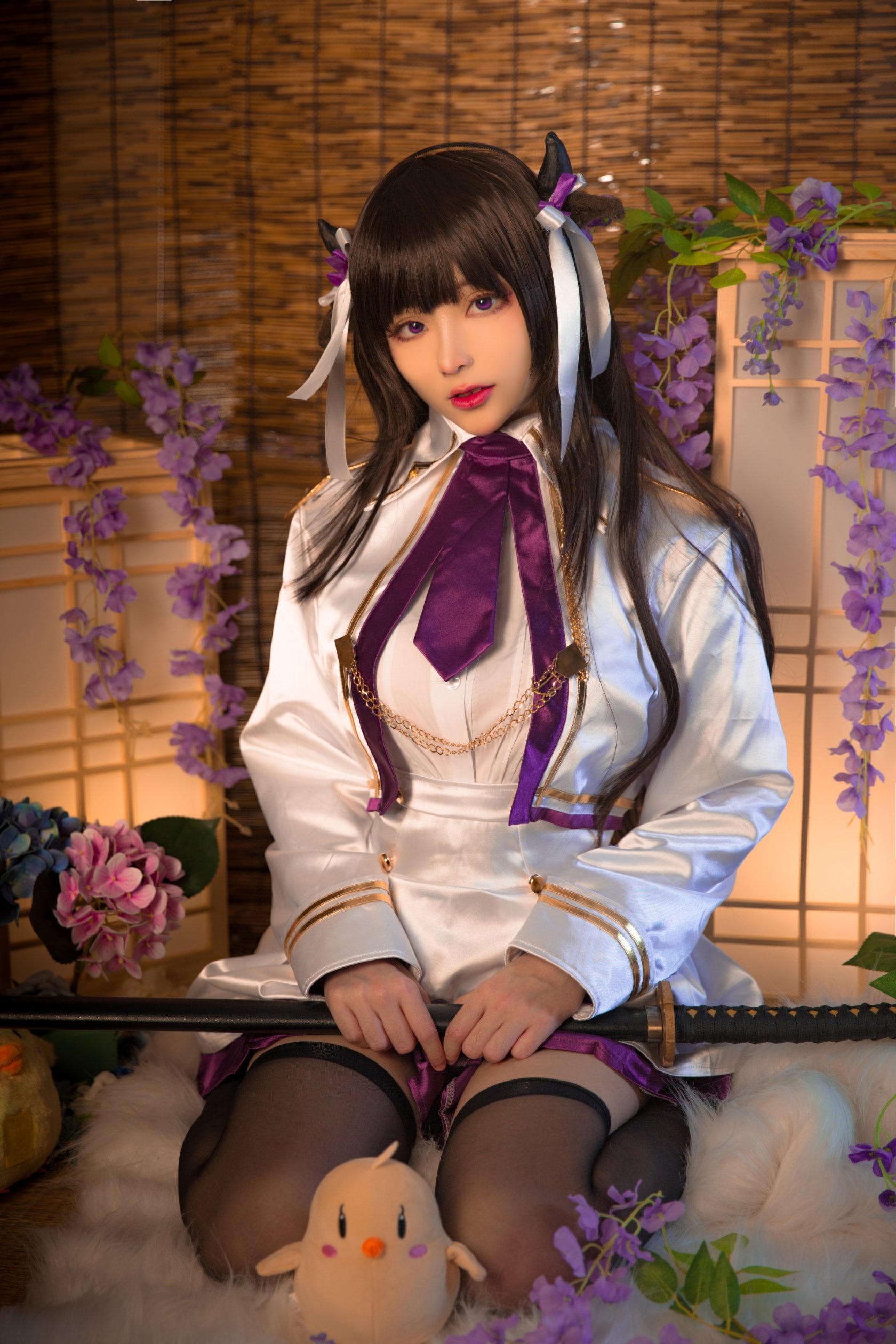 [Star: Chi Chi] Hoa và Cheongsam Purple