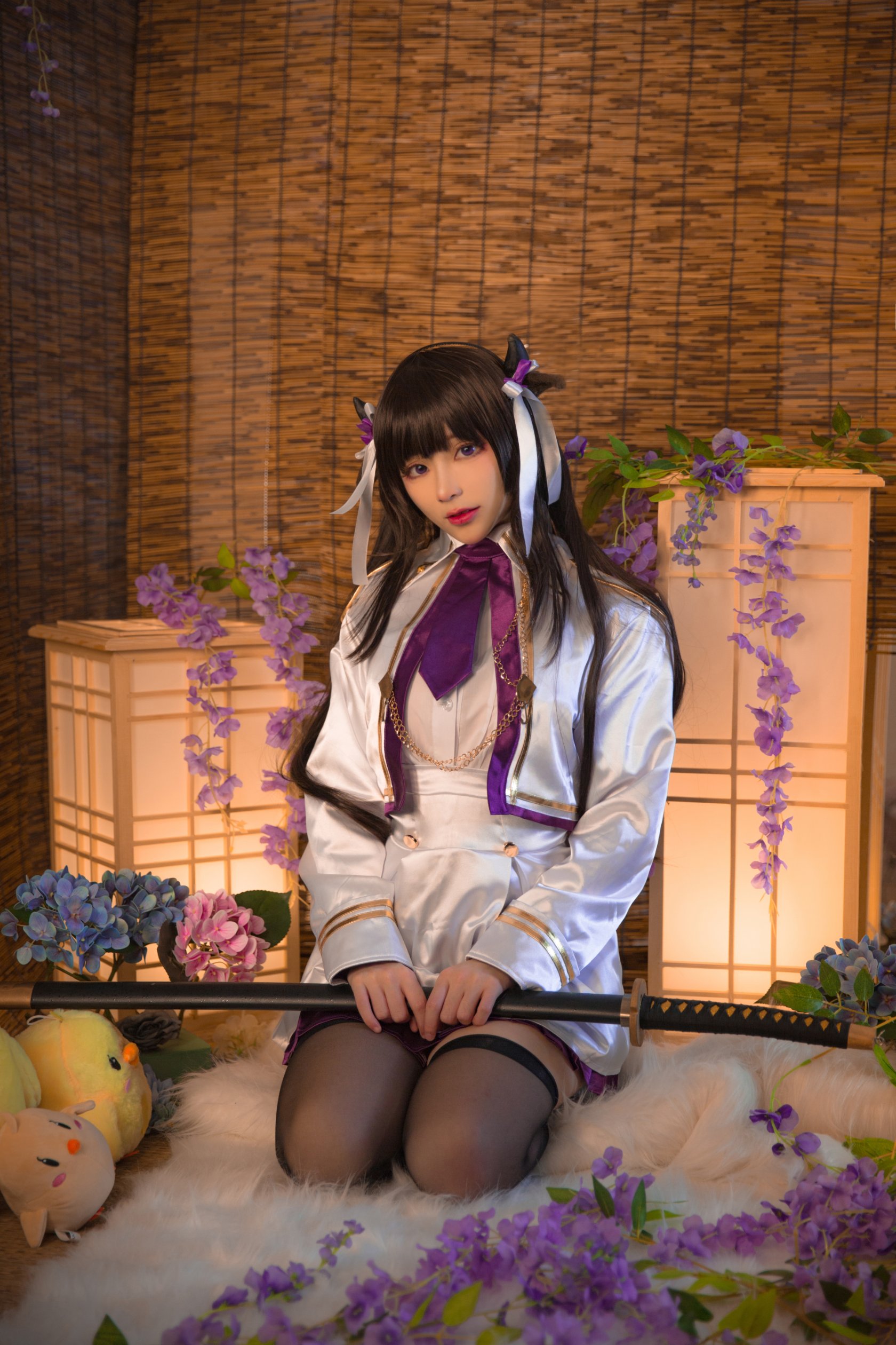 [Star: Chi Chi] Hoa và Cheongsam Purple