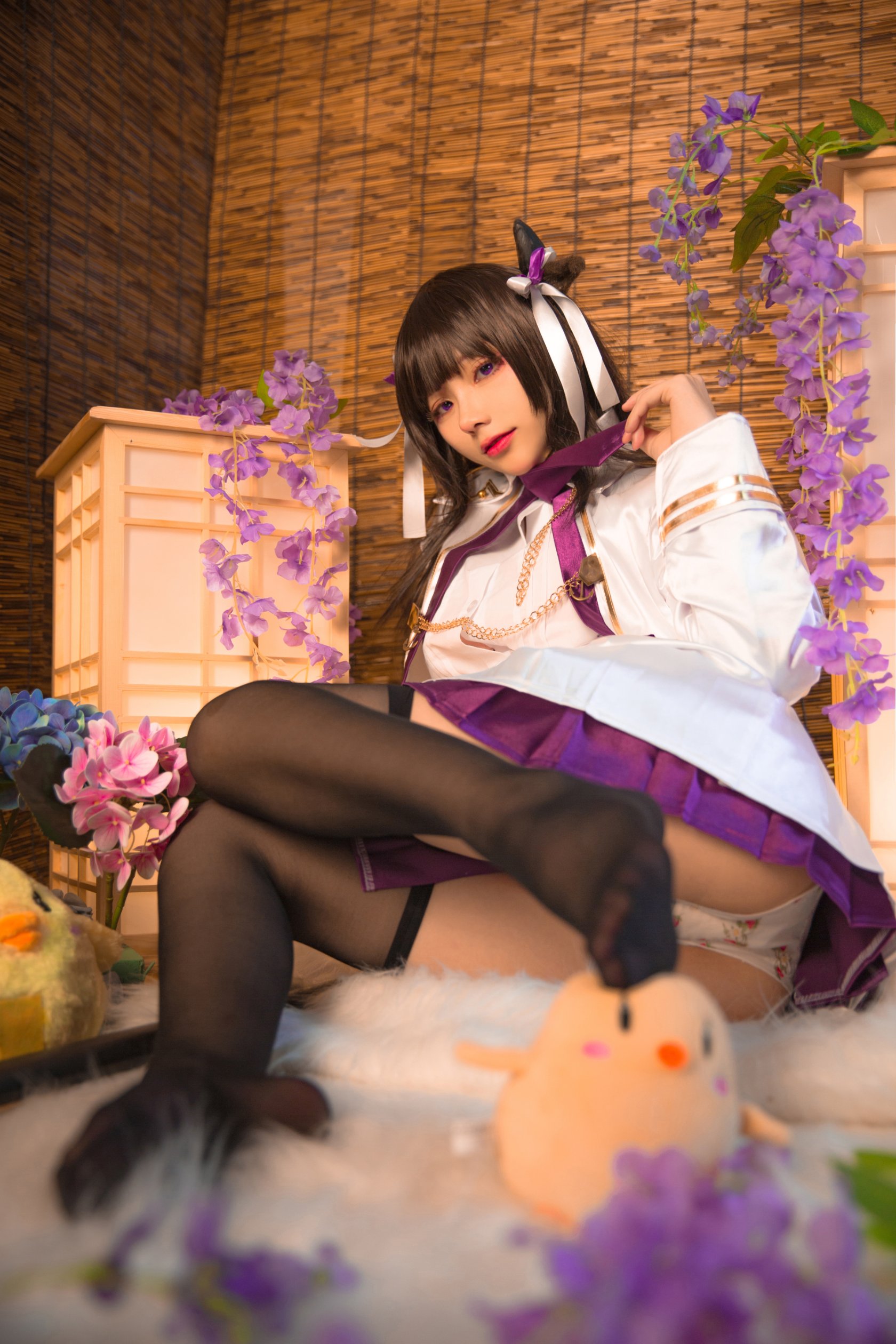 [Star: Chi Chi] Hoa và Cheongsam Purple