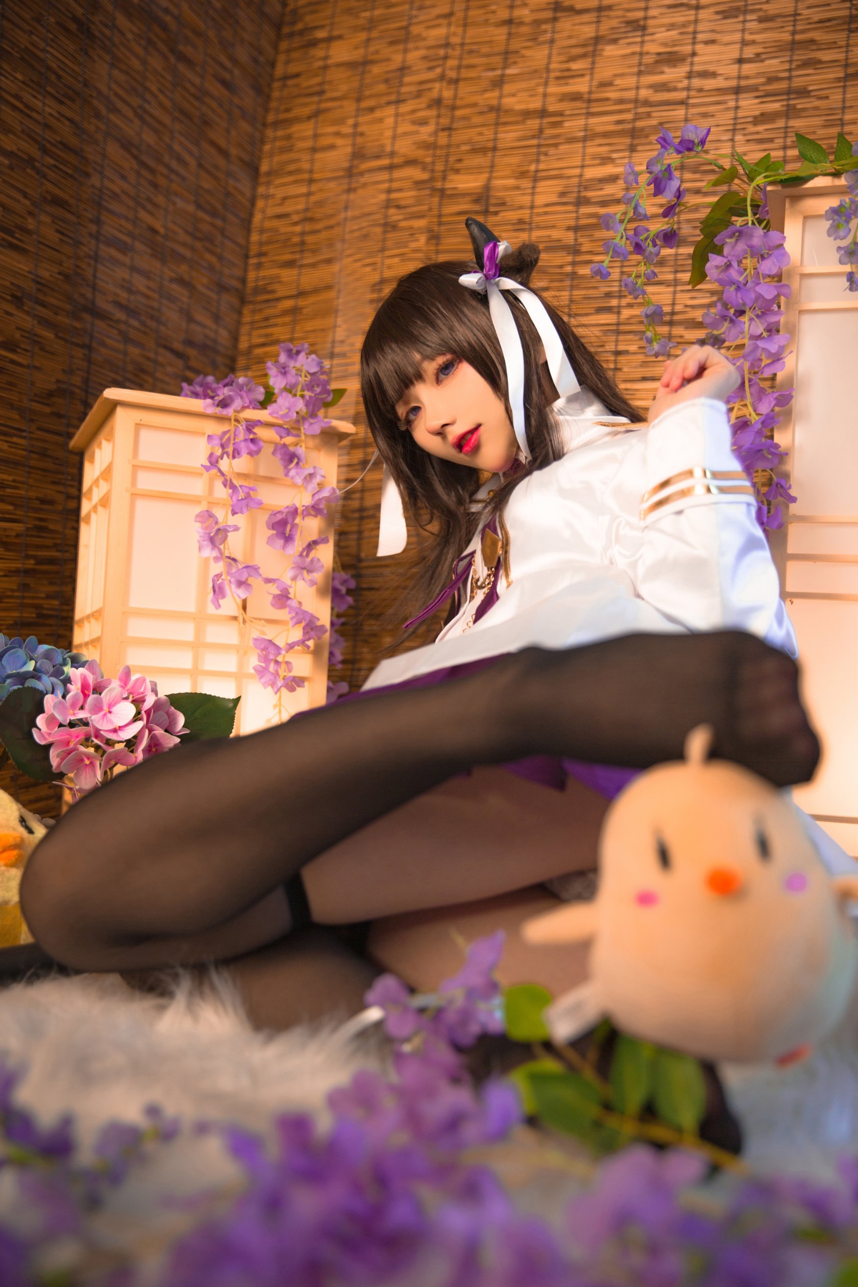 [Star: Chi Chi] Hoa và Cheongsam Purple