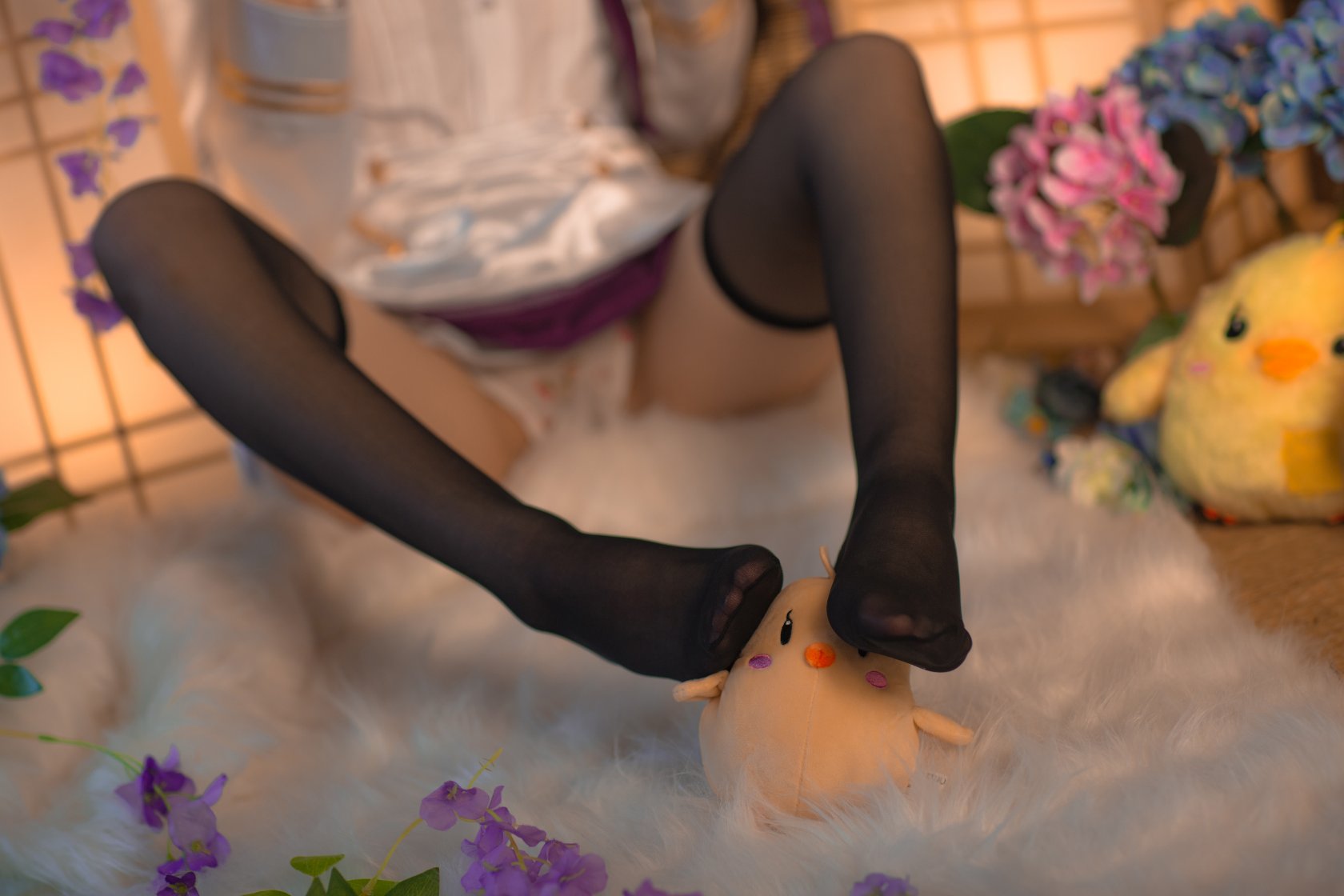 [Star: Chi Chi] Hoa và Cheongsam Purple