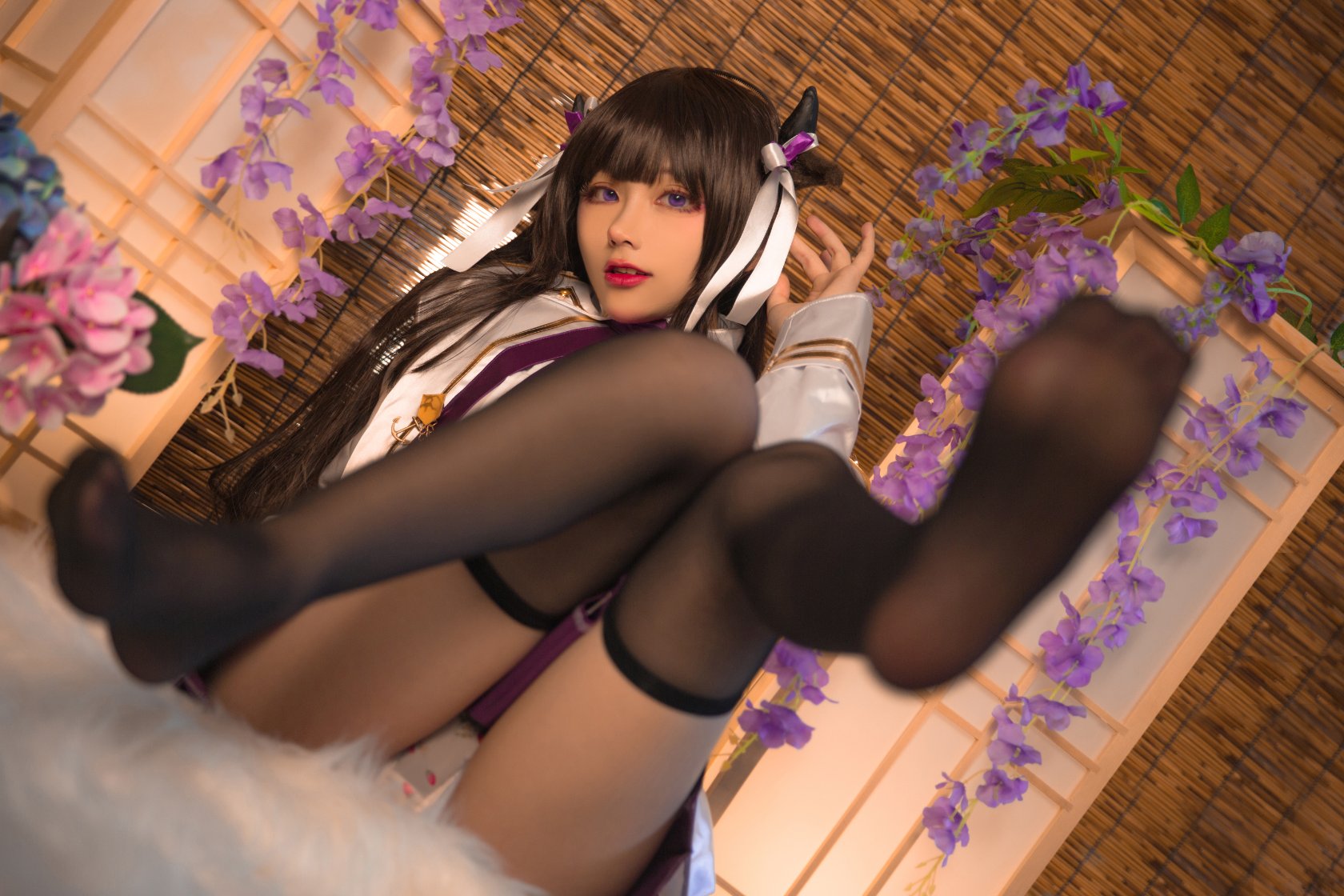 [Star: Chi Chi] Hoa và Cheongsam Purple