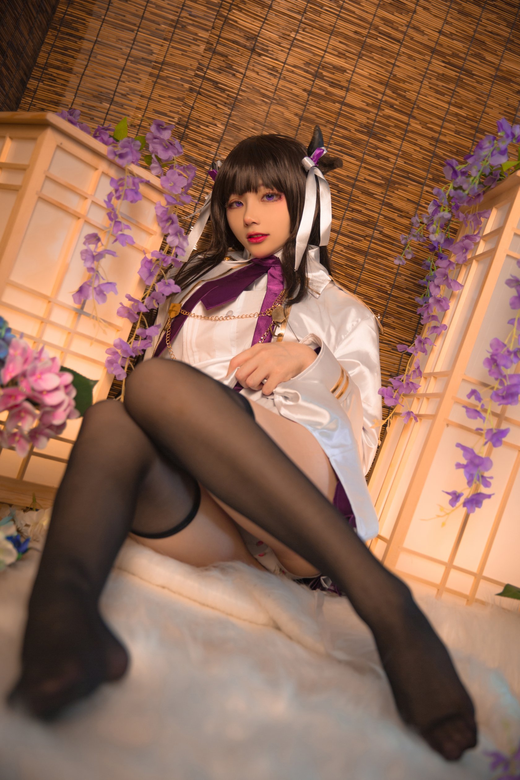 [Star: Chi Chi] Hoa và Cheongsam Purple