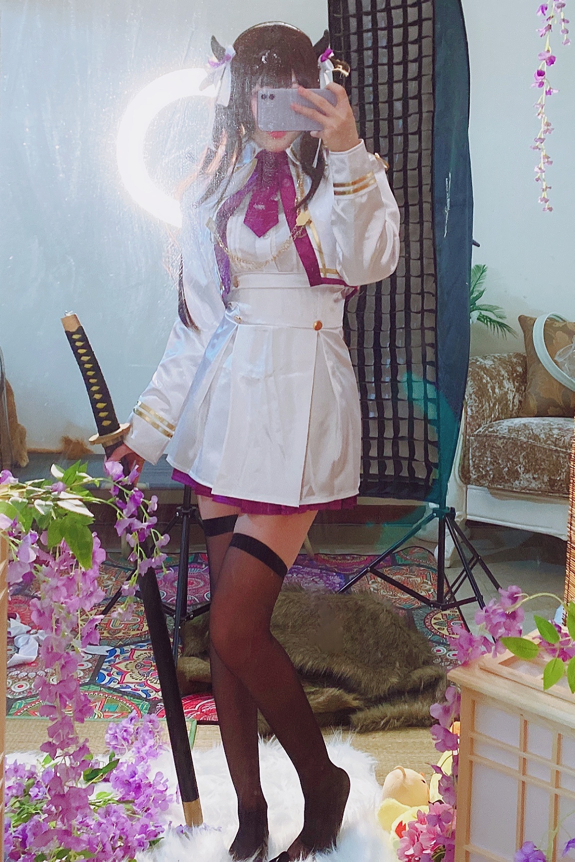 [Star: Chi Chi] Hoa và Cheongsam Purple