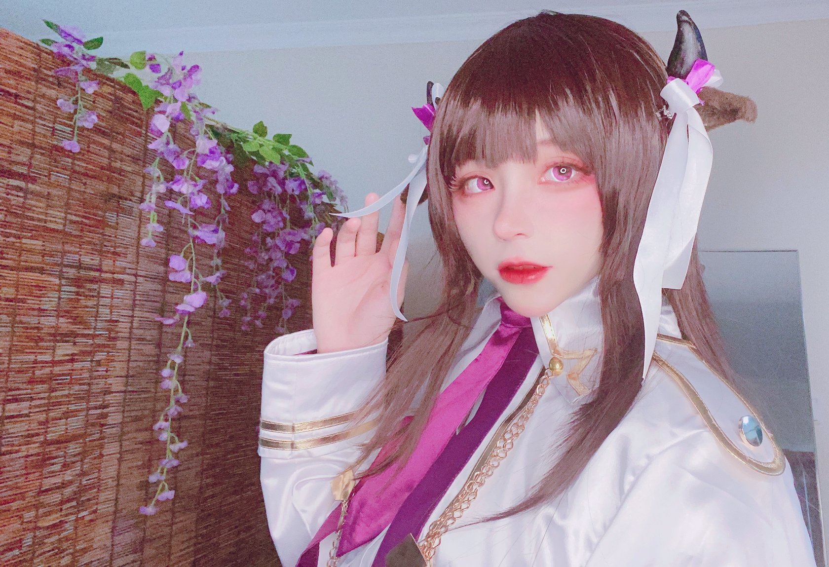 [Star: Chi Chi] Hoa và Cheongsam Purple