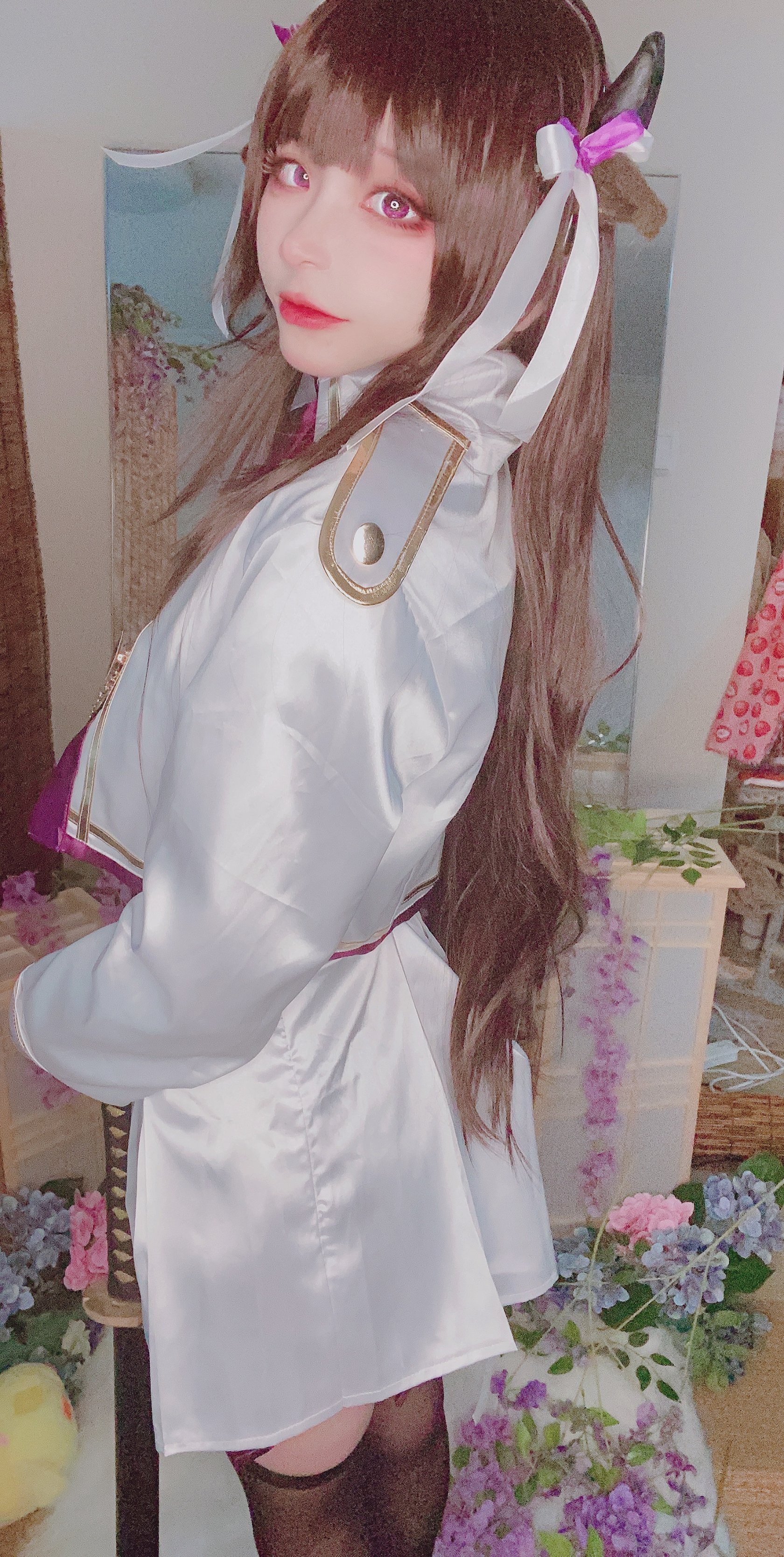 [Star: Chi Chi] Hoa và Cheongsam Purple