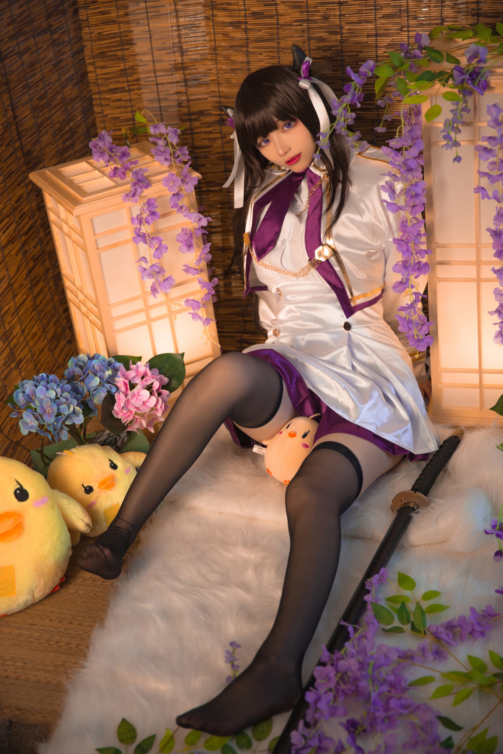 [Star: Chi Chi] Hoa và Cheongsam Purple