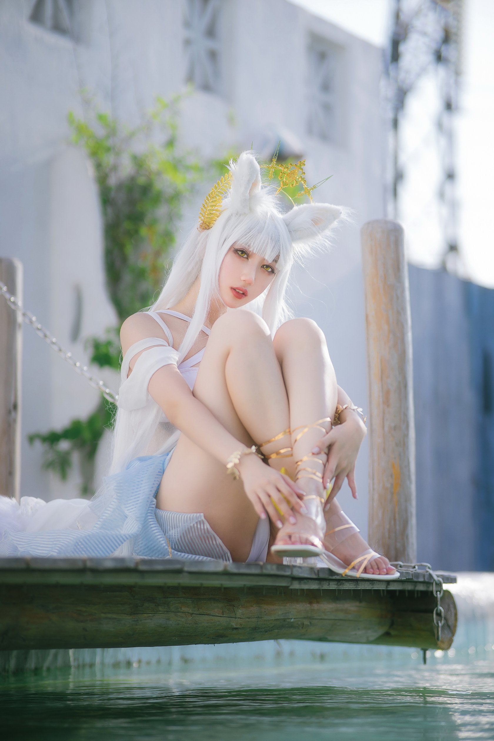 [Zhou ji là một con thỏ dễ thương] - áo tắm bạch kim