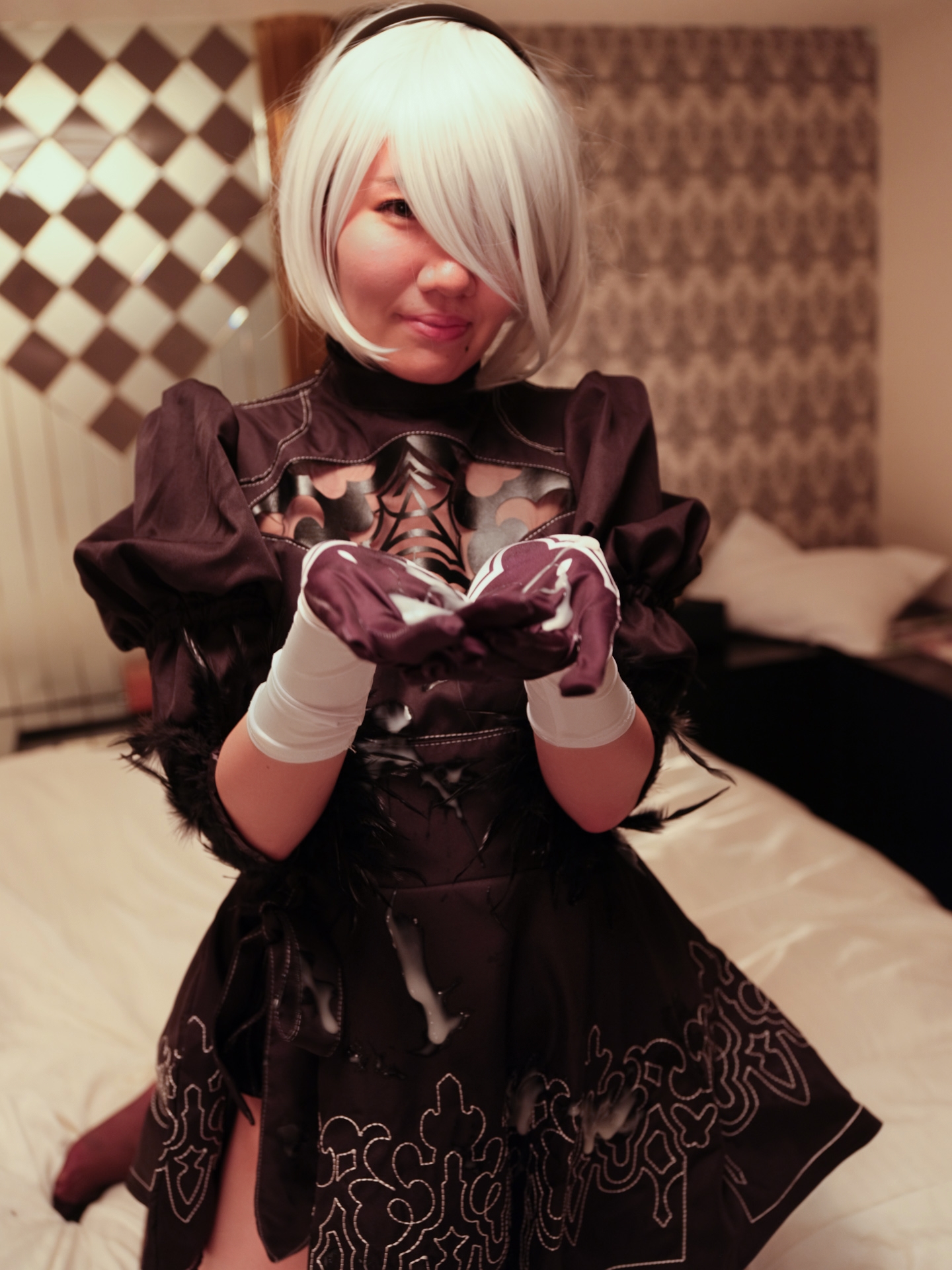 [F-Akkey (Kenakkey)] Bukkake trên một chiến đấu đa năng Android: "Bạn bị cấm có cảm xúc, nhưng bạn không thể che giấu vết bẩn trên quần lót của mình."