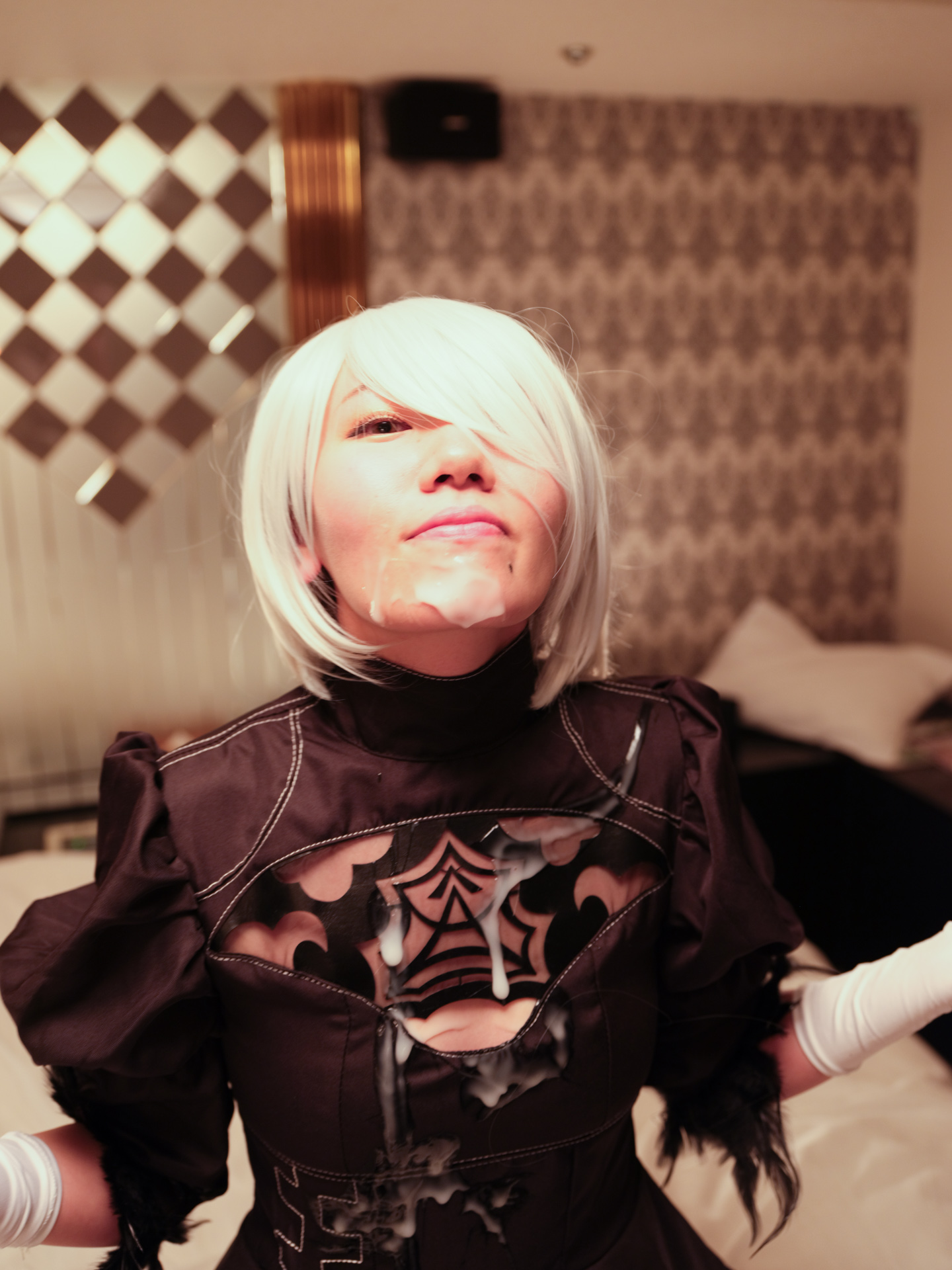 [F-Akkey (Kenakkey)] Bukkake trên một chiến đấu đa năng Android: "Bạn bị cấm có cảm xúc, nhưng bạn không thể che giấu vết bẩn trên quần lót của mình."