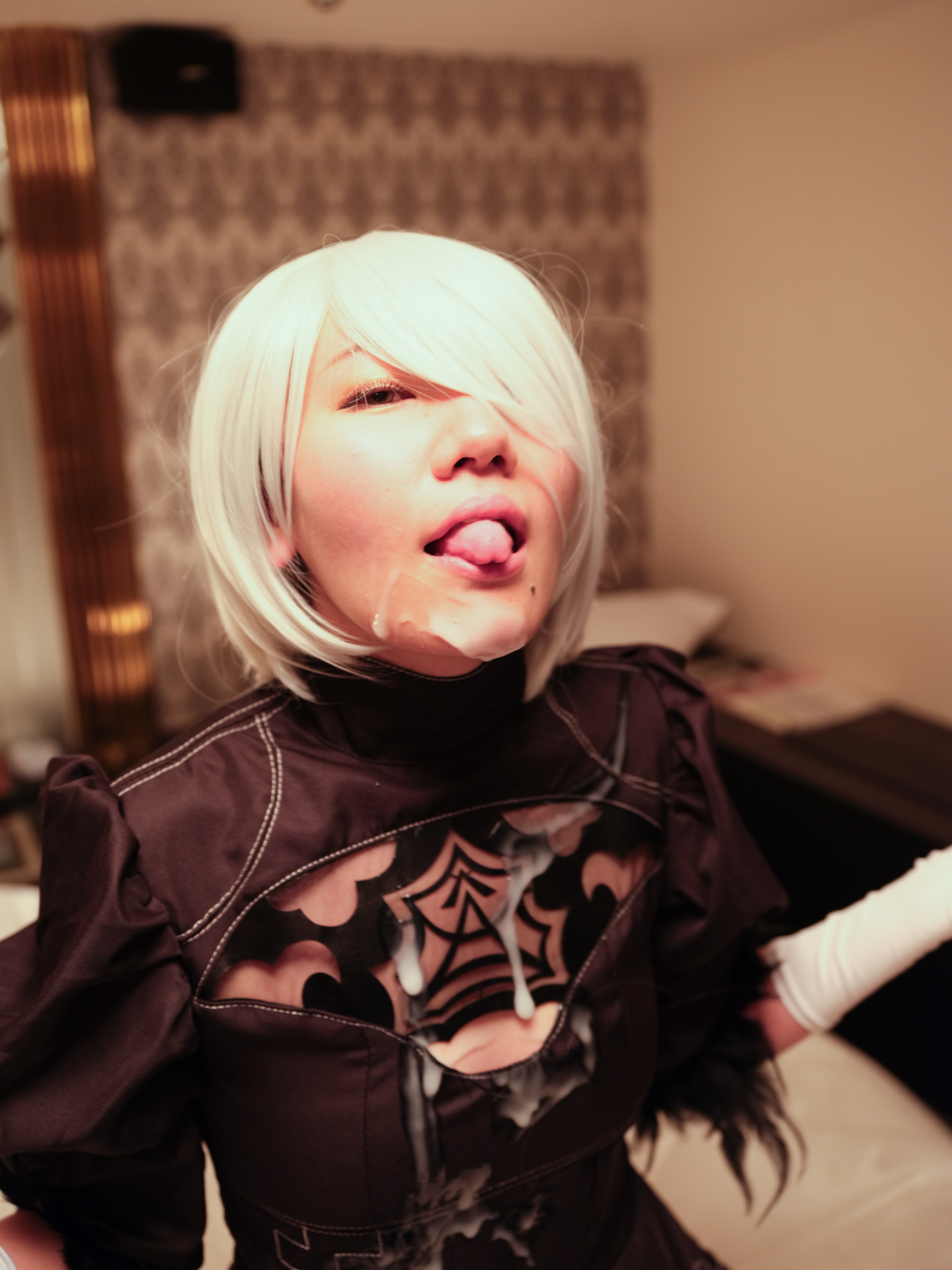 [F-Akkey (Kenakkey)] Bukkake trên một chiến đấu đa năng Android: "Bạn bị cấm có cảm xúc, nhưng bạn không thể che giấu vết bẩn trên quần lót của mình."