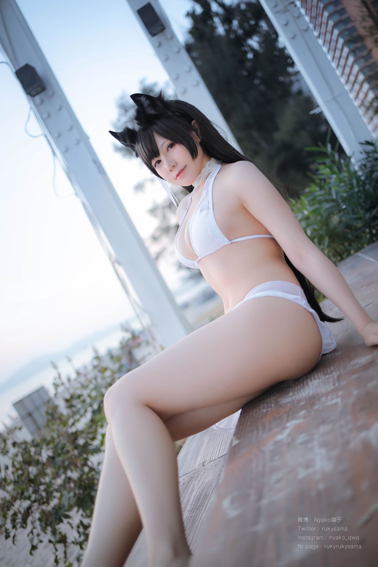 [Nyako Meiko] Atago bơi