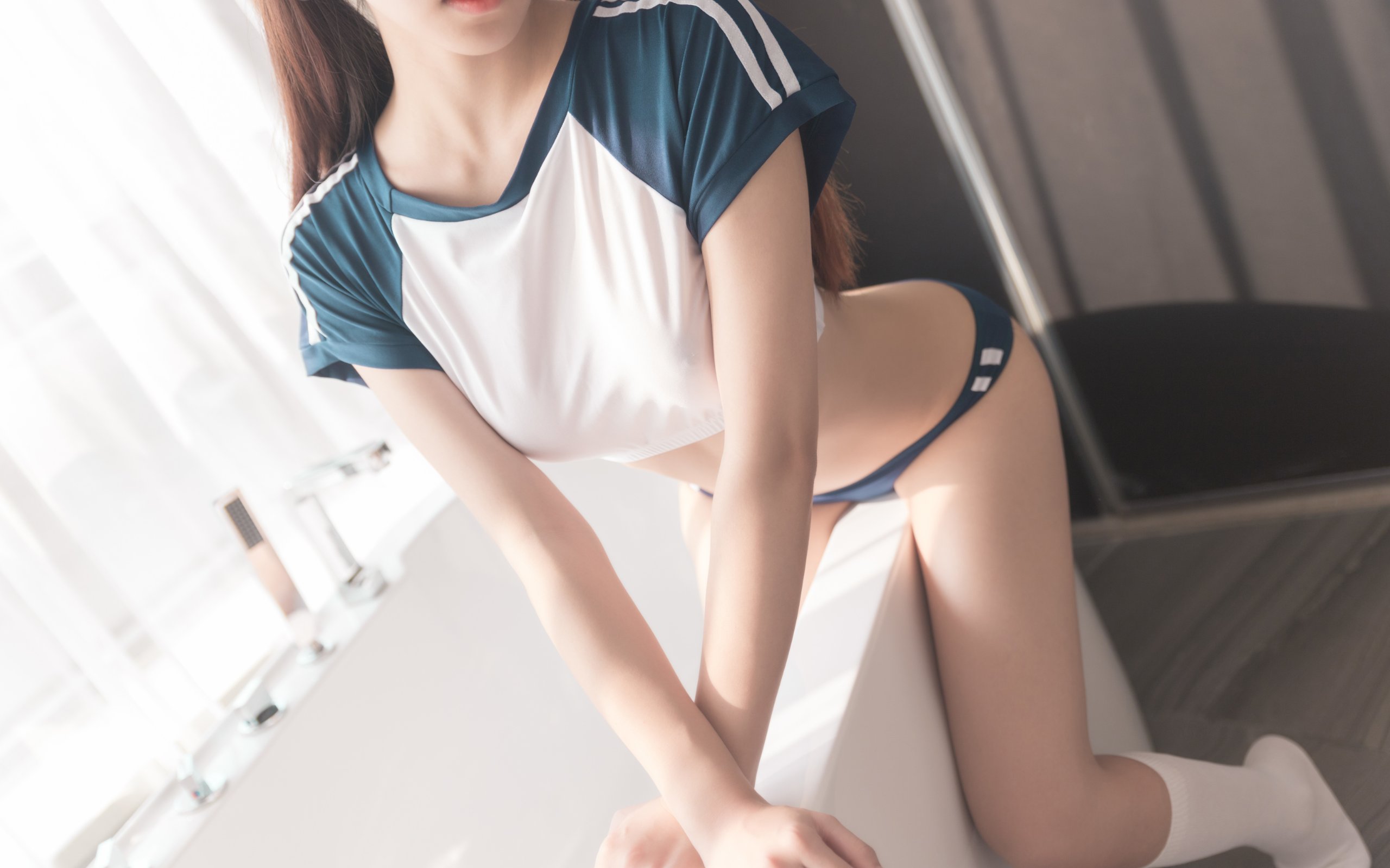 [Tsubaki] Quần áo thể dục dụng cụ không tóc