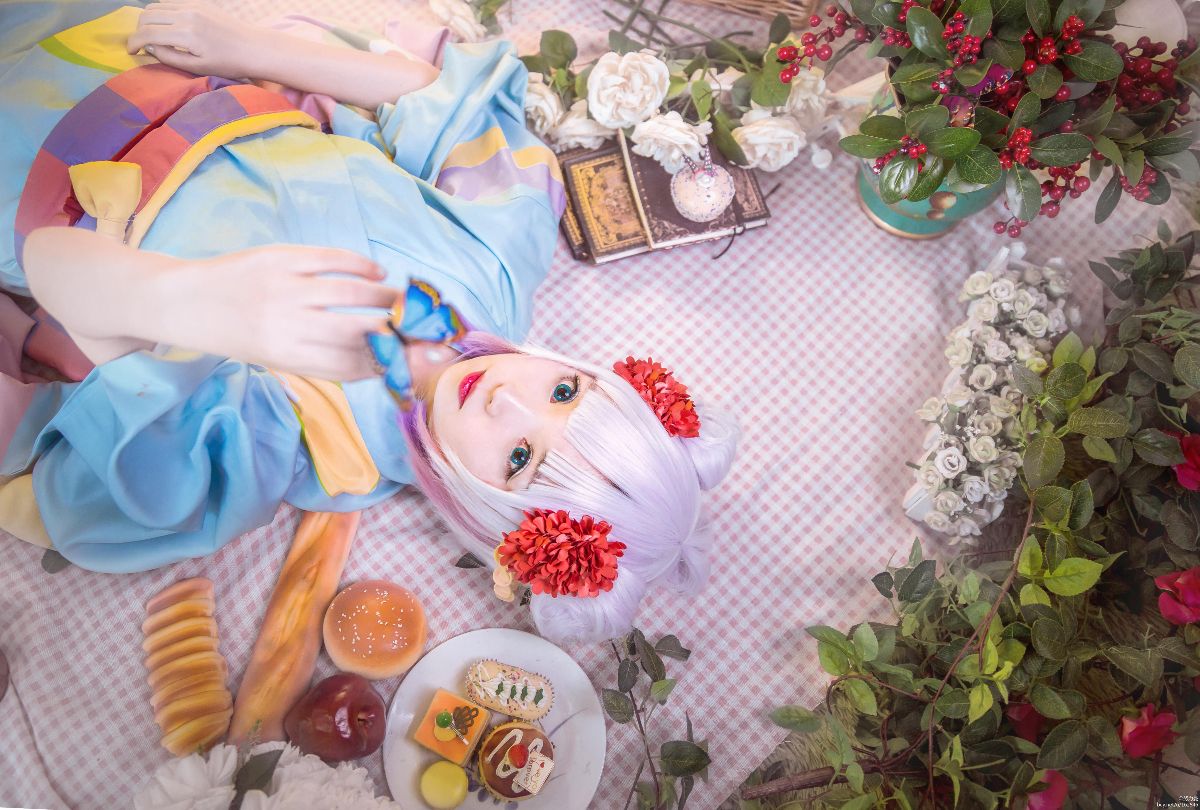 "Người giúp việc rồng của gia đình Kobayashi" Kangna Yukata c o s p l a y