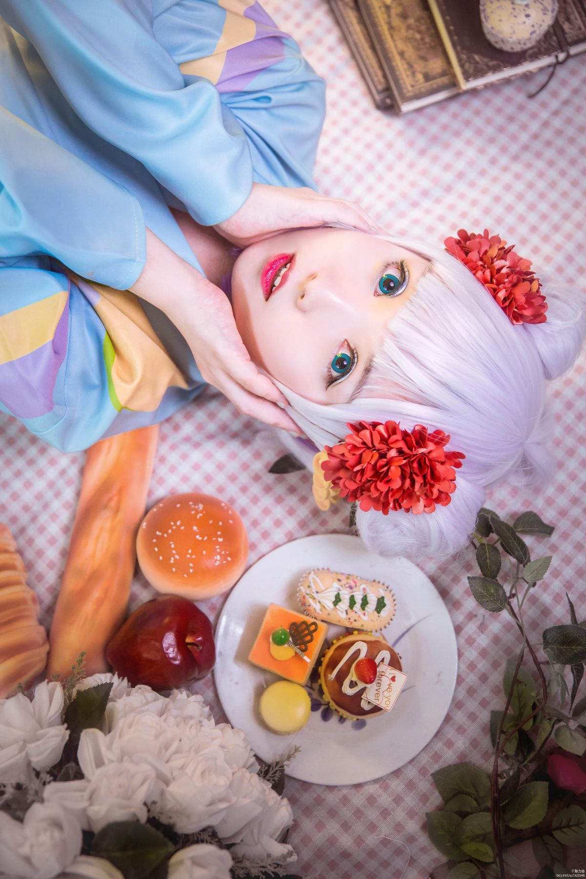 "Người giúp việc rồng của gia đình Kobayashi" Kangna Yukata c o s p l a y