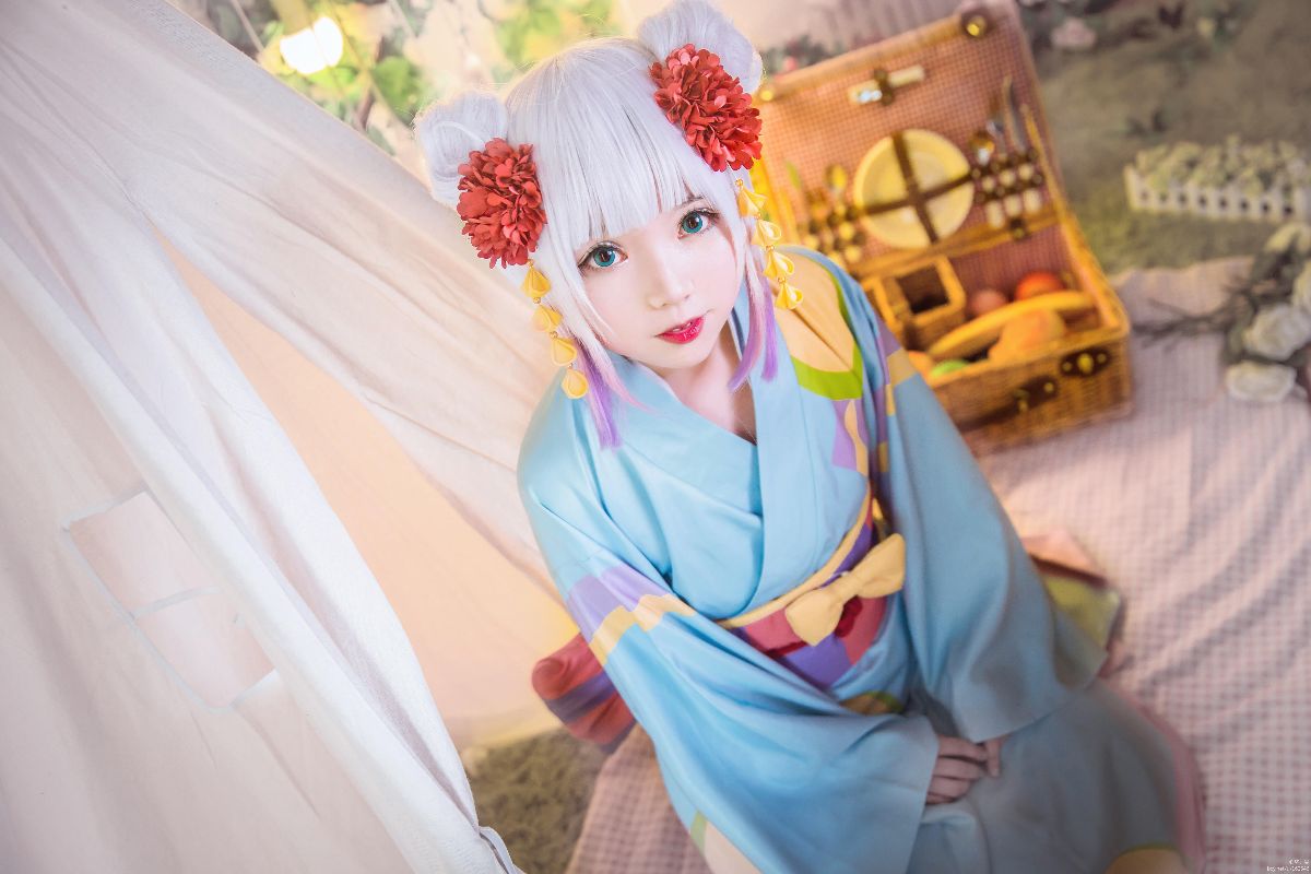 "Người giúp việc rồng của gia đình Kobayashi" Kangna Yukata c o s p l a y